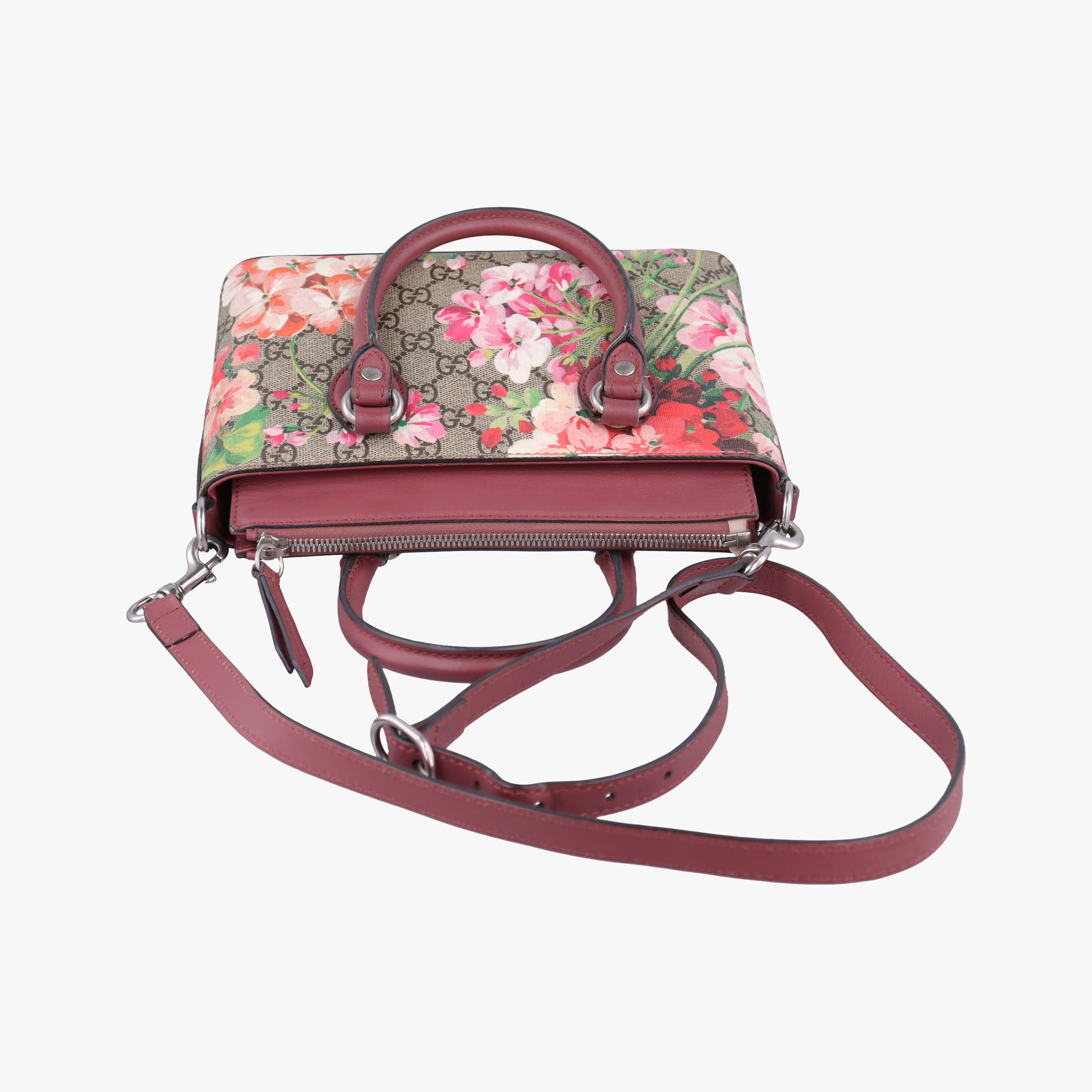 Pre-owned Gucci GG Blooms Multicolour PVC coated canvas 453177 shoulderbag | stylenewstar