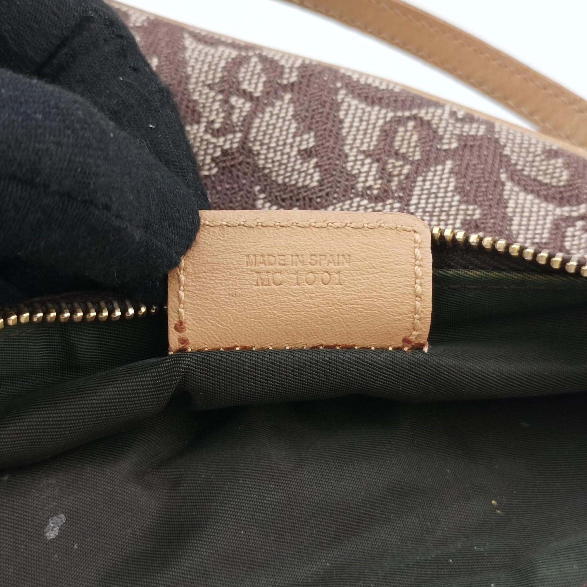 Vintage Christian Dior Saddle Brown x beige Jacquard  handbag | stylenewstar