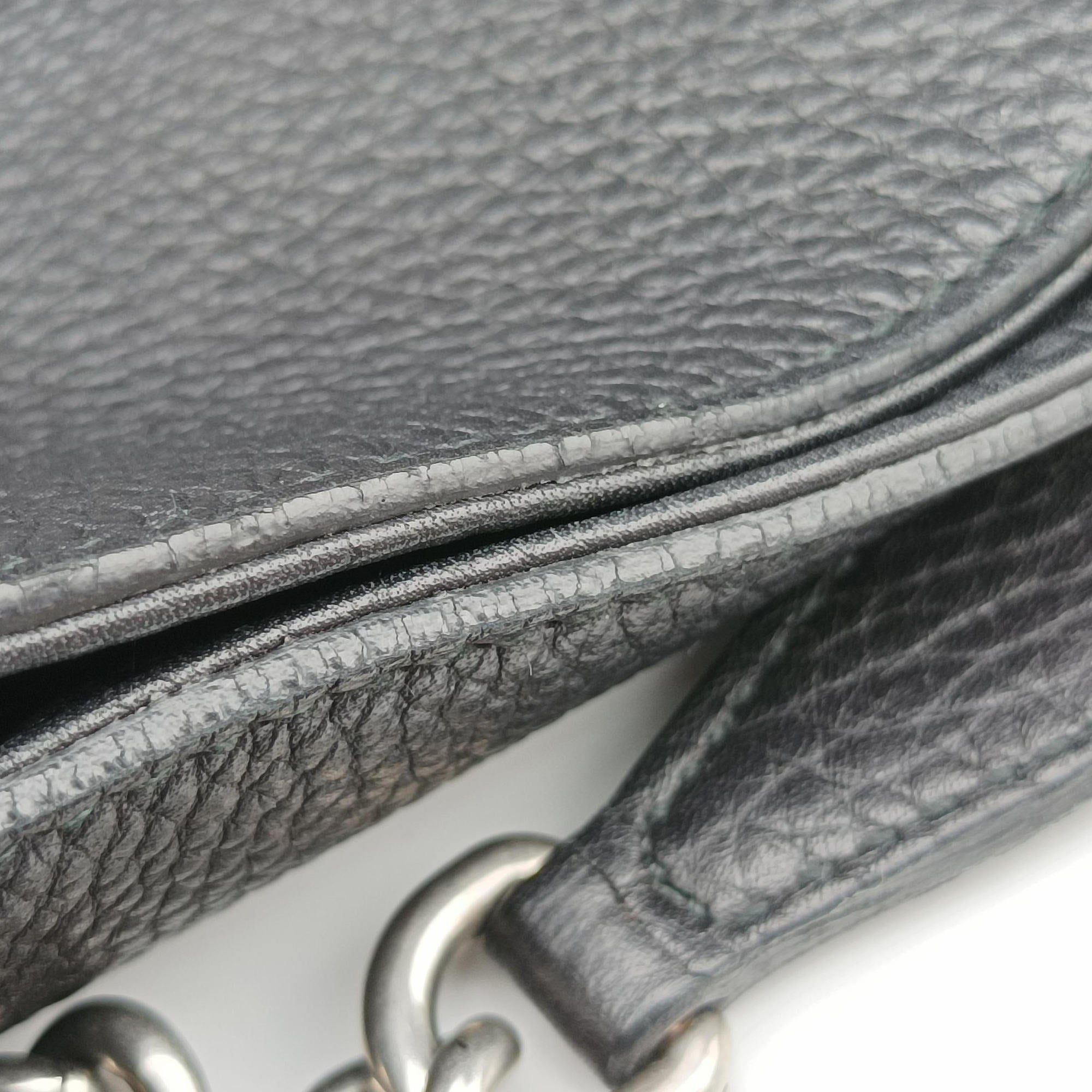 Pre-owned Gucci Soho Black Leather 308982 shoulderbag | stylenewstar