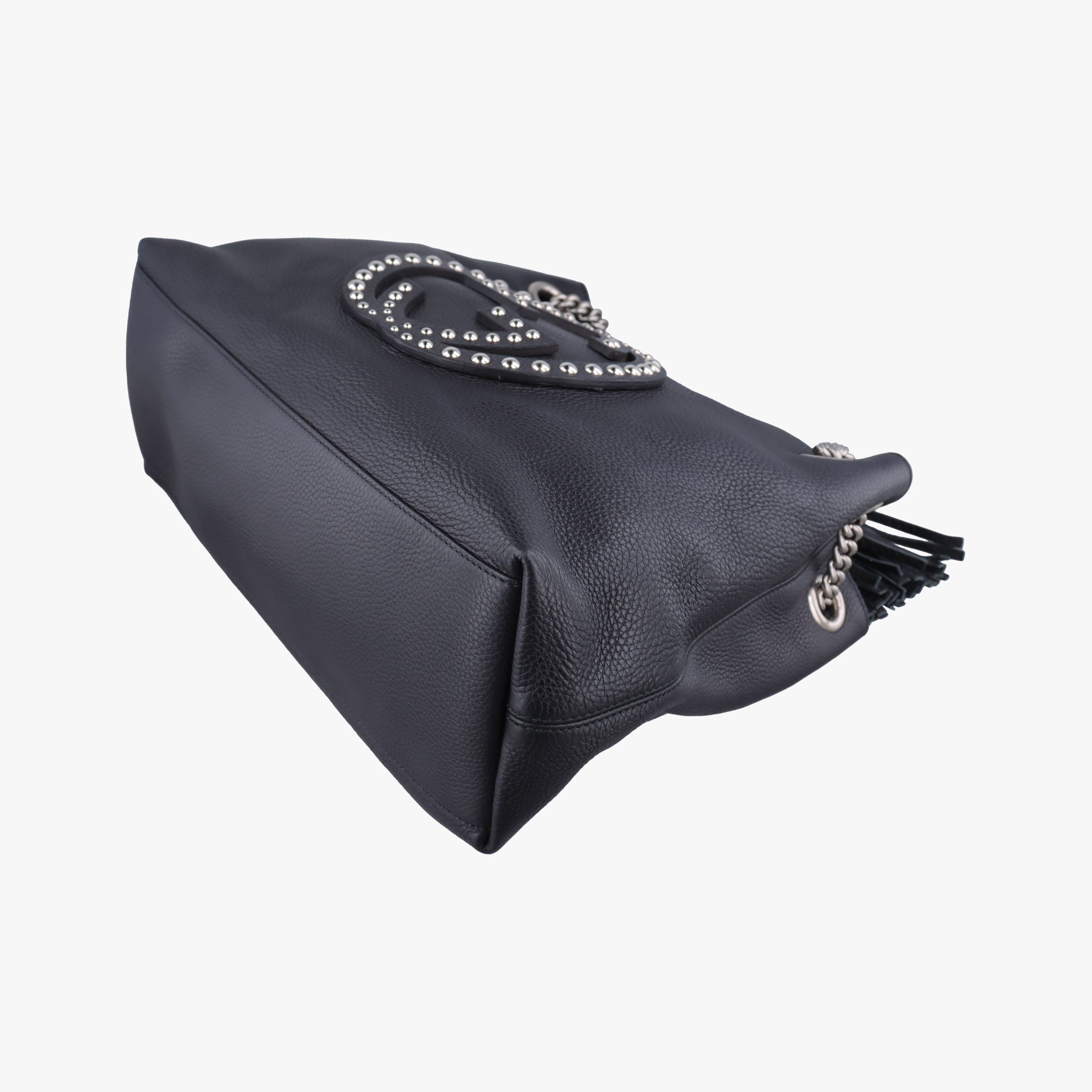 Pre-owned Gucci Soho Black Leather 308982 shoulderbag | stylenewstar