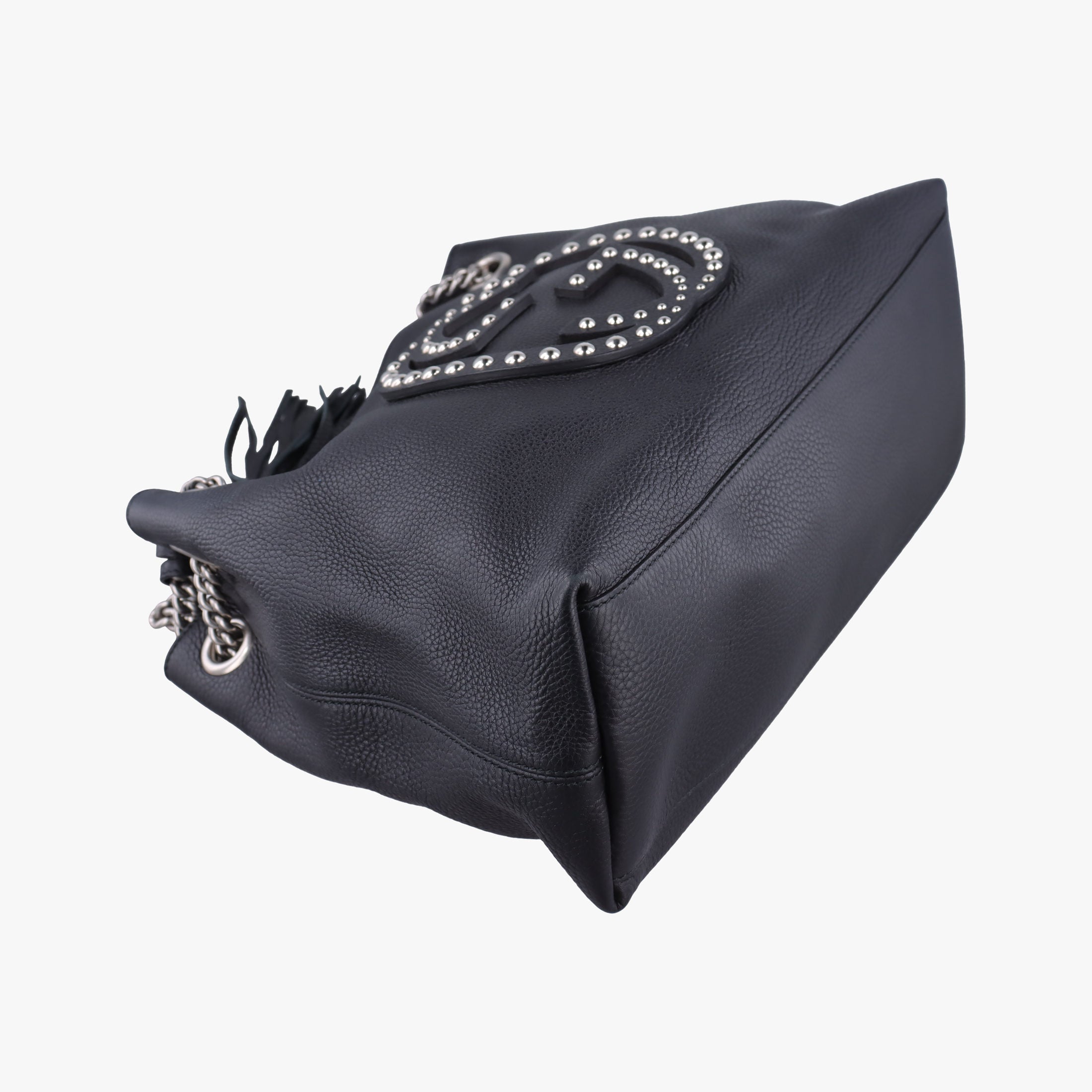 Pre-owned Gucci Soho Black Leather 308982 shoulderbag | stylenewstar