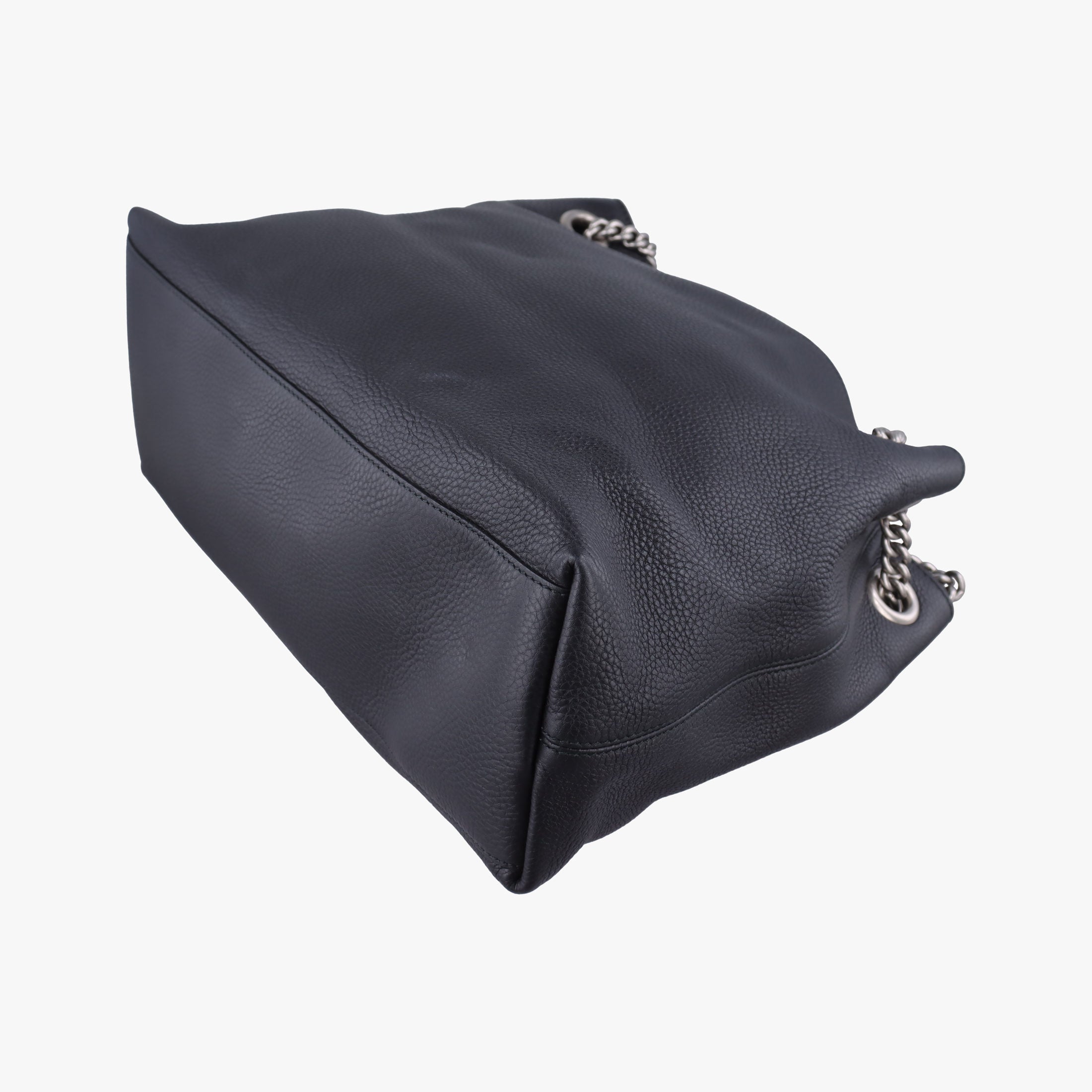 Pre-owned Gucci Soho Black Leather 308982 shoulderbag | stylenewstar