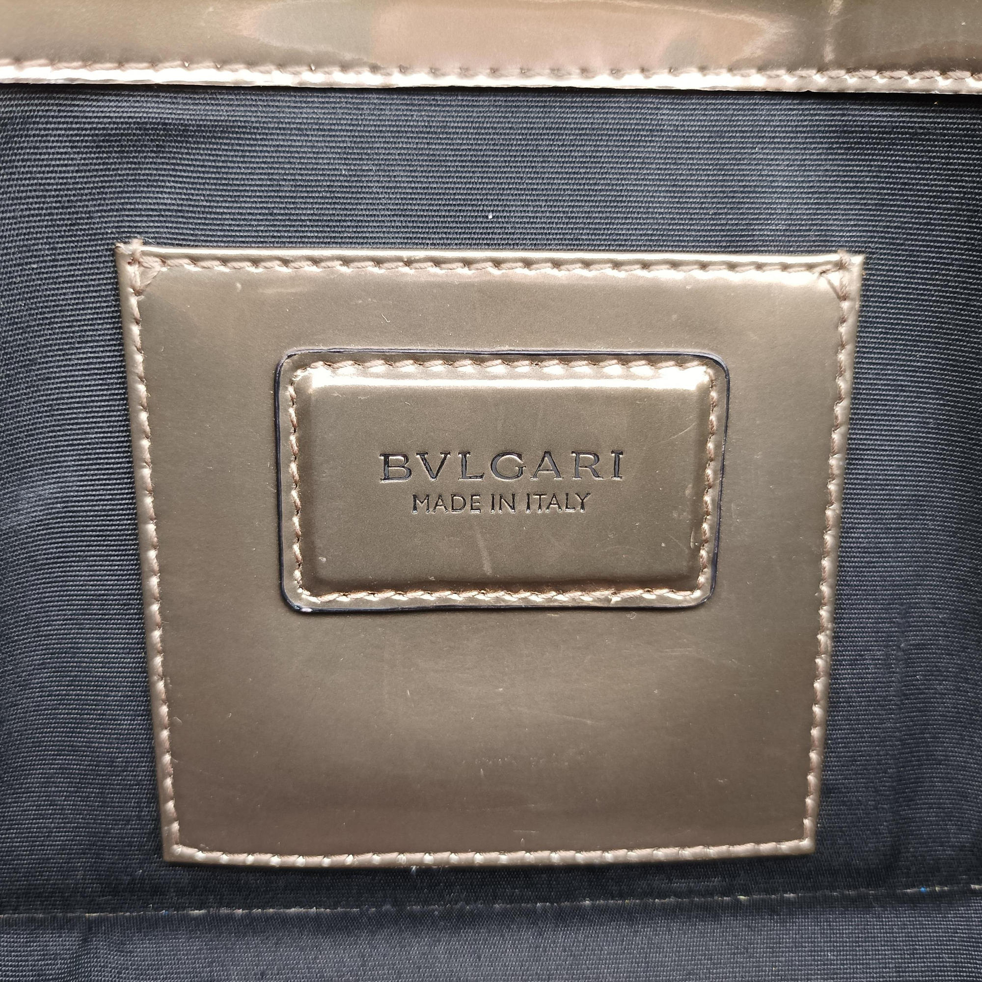 Pre-owned Bvlgari SERPENTI FOREVER Golden Leather  shoulderbag | stylenewstar