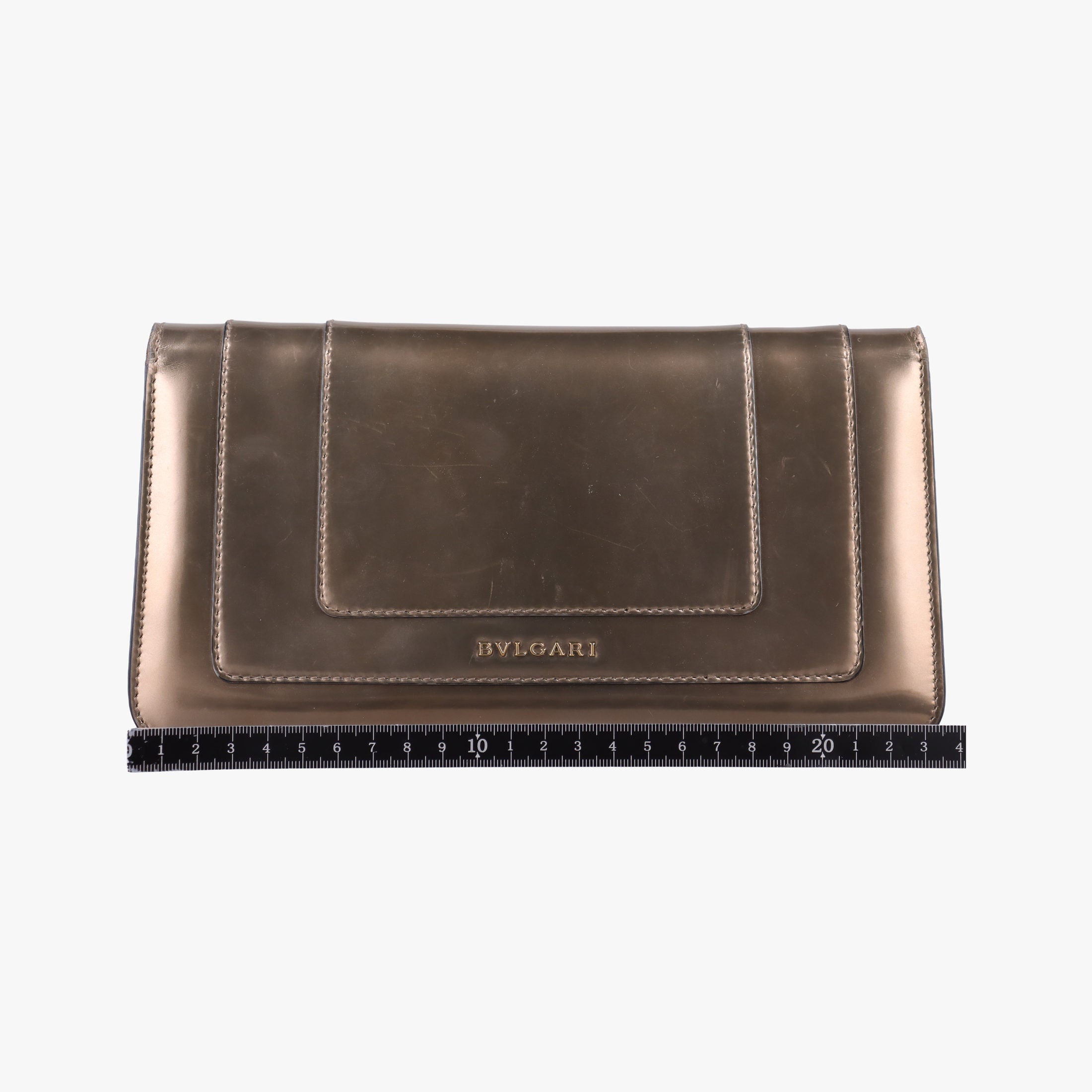 Pre-owned Bvlgari SERPENTI FOREVER Golden Leather  shoulderbag | stylenewstar