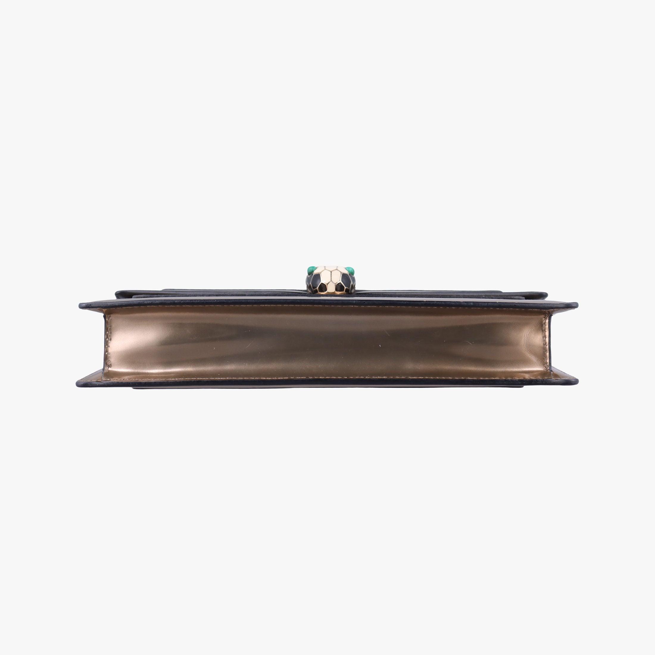 Pre-owned Bvlgari SERPENTI FOREVER Golden Leather  shoulderbag | stylenewstar
