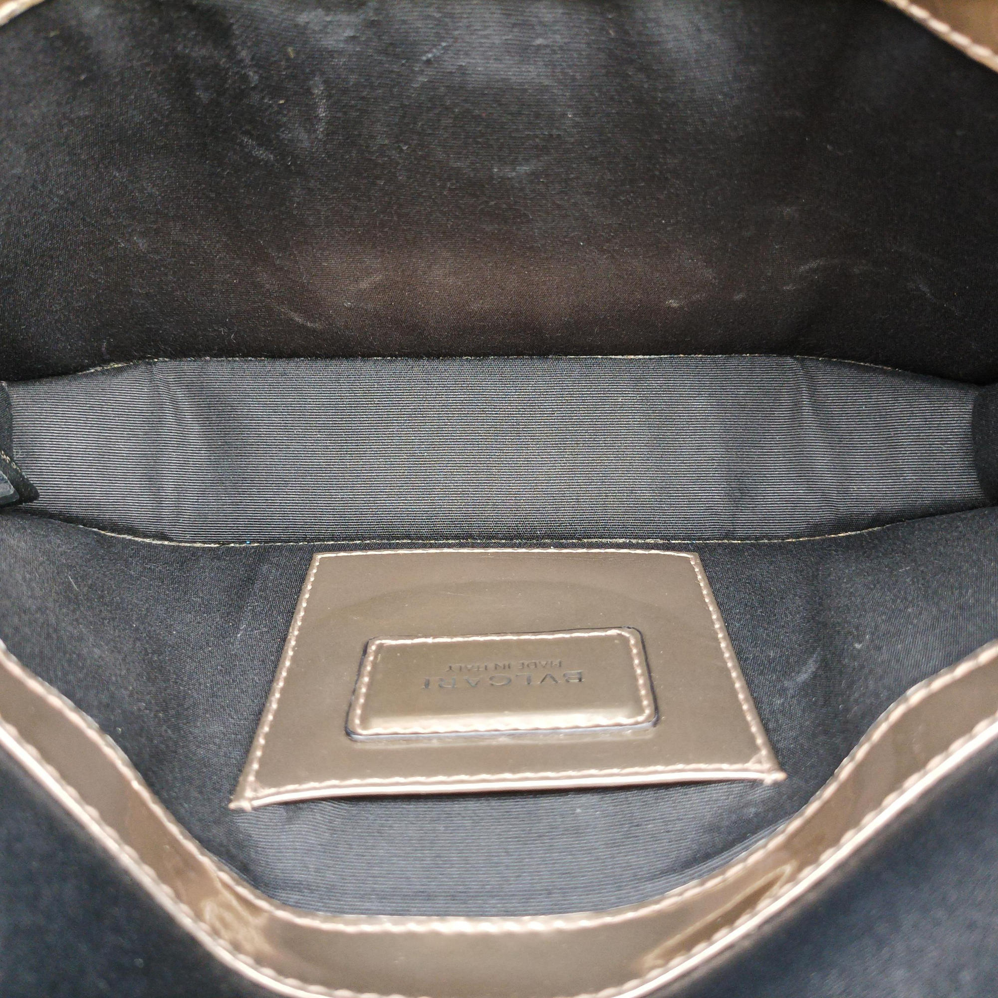 Pre-owned Bvlgari SERPENTI FOREVER Golden Leather  shoulderbag | stylenewstar
