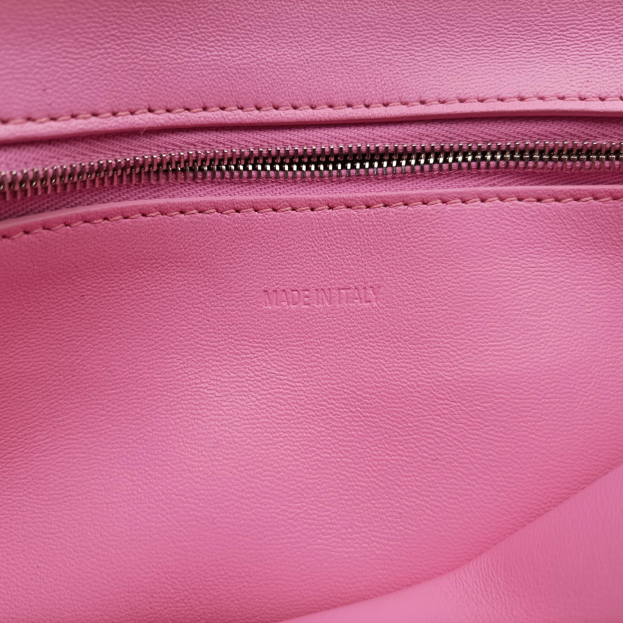 Pre-owned Balenciaga Hourglass Pink Faux fur  shoulderbag | stylenewstar
