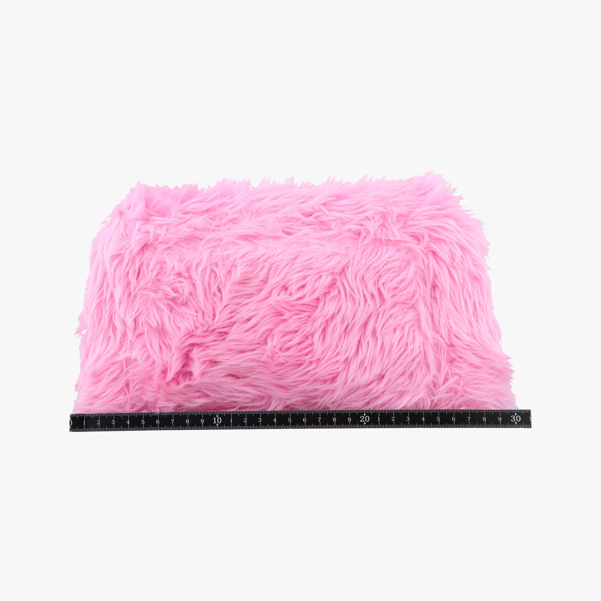 Pre-owned Balenciaga Hourglass Pink Faux fur  shoulderbag | stylenewstar