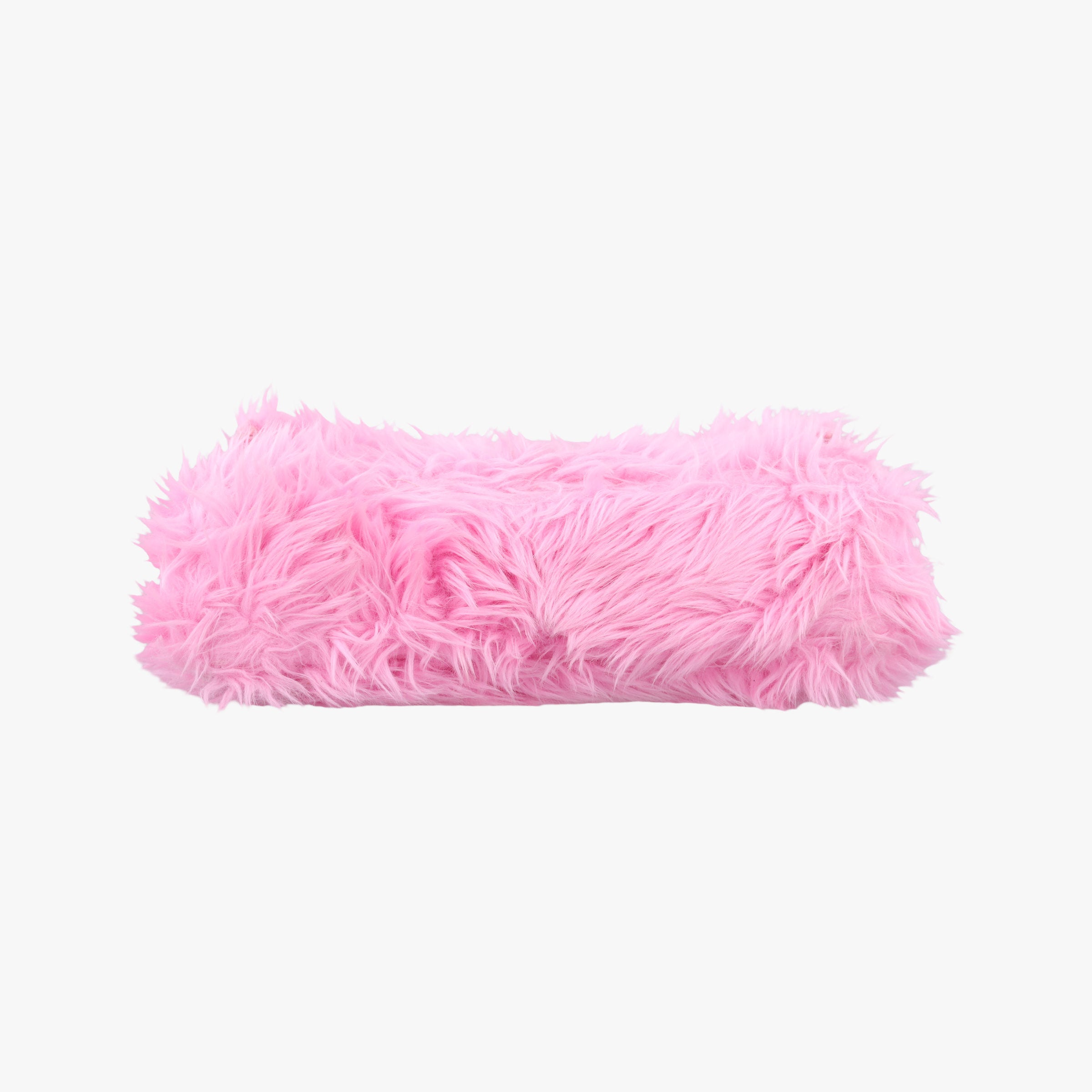Pre-owned Balenciaga Hourglass Pink Faux fur  shoulderbag | stylenewstar