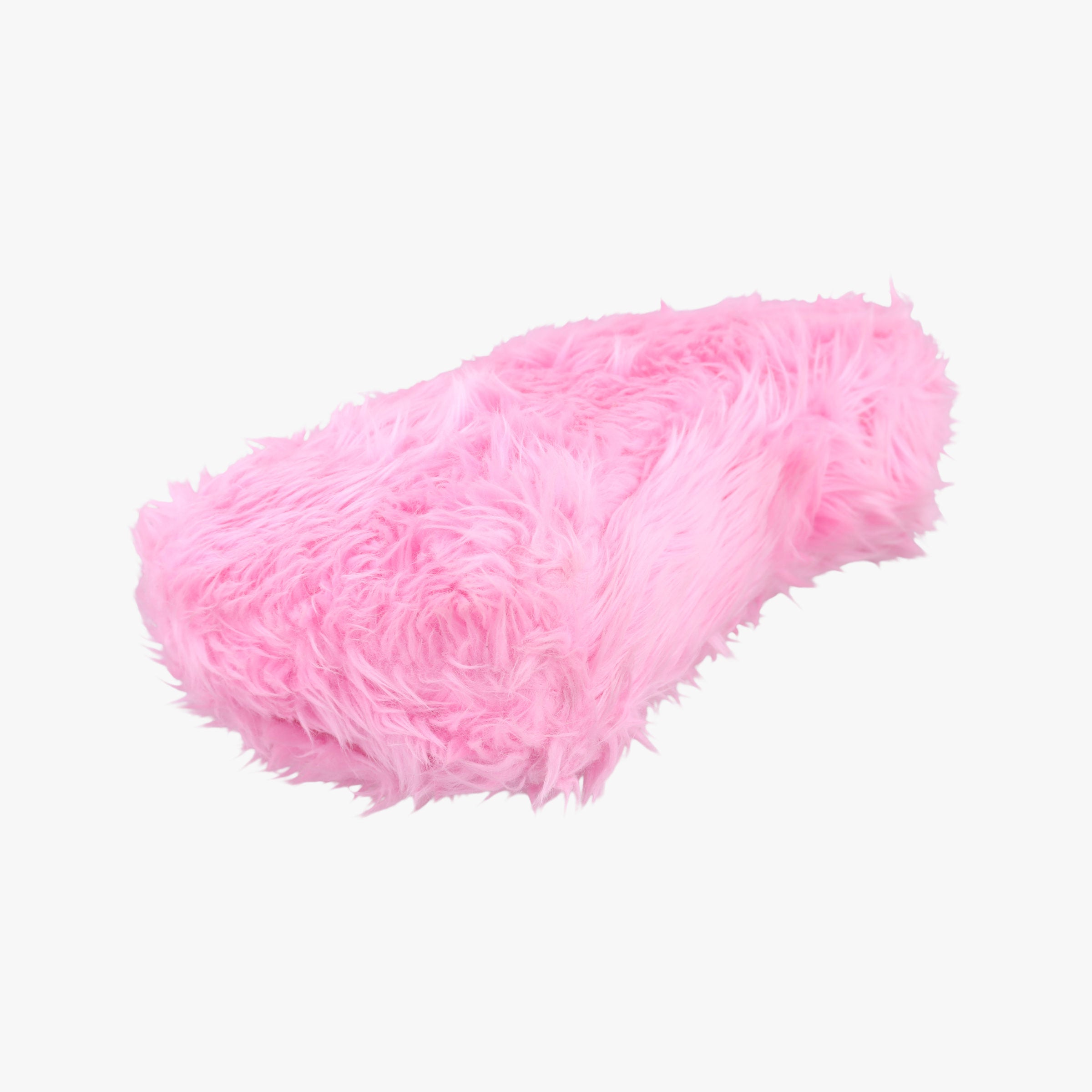 Pre-owned Balenciaga Hourglass Pink Faux fur  shoulderbag | stylenewstar