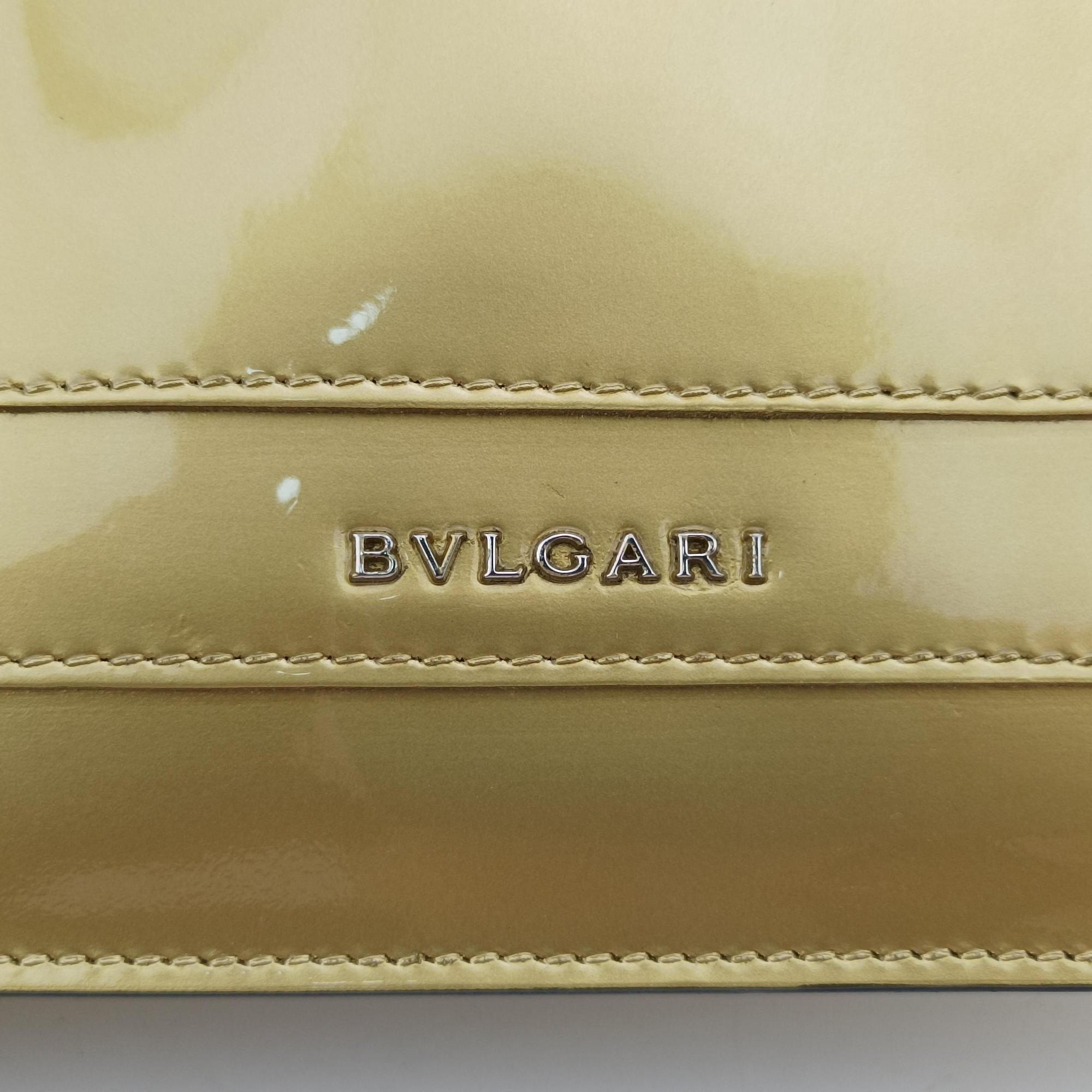 Pre-owned Bvlgari SERPENTI FOREVER Golden Leather  shoulderbag | stylenewstar