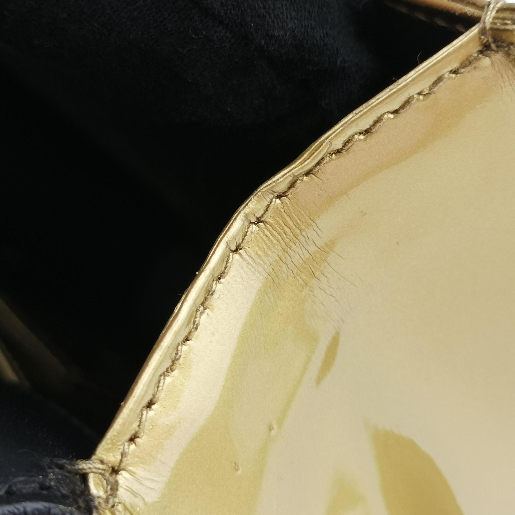 Pre-owned Bvlgari SERPENTI FOREVER Golden Leather  shoulderbag | stylenewstar