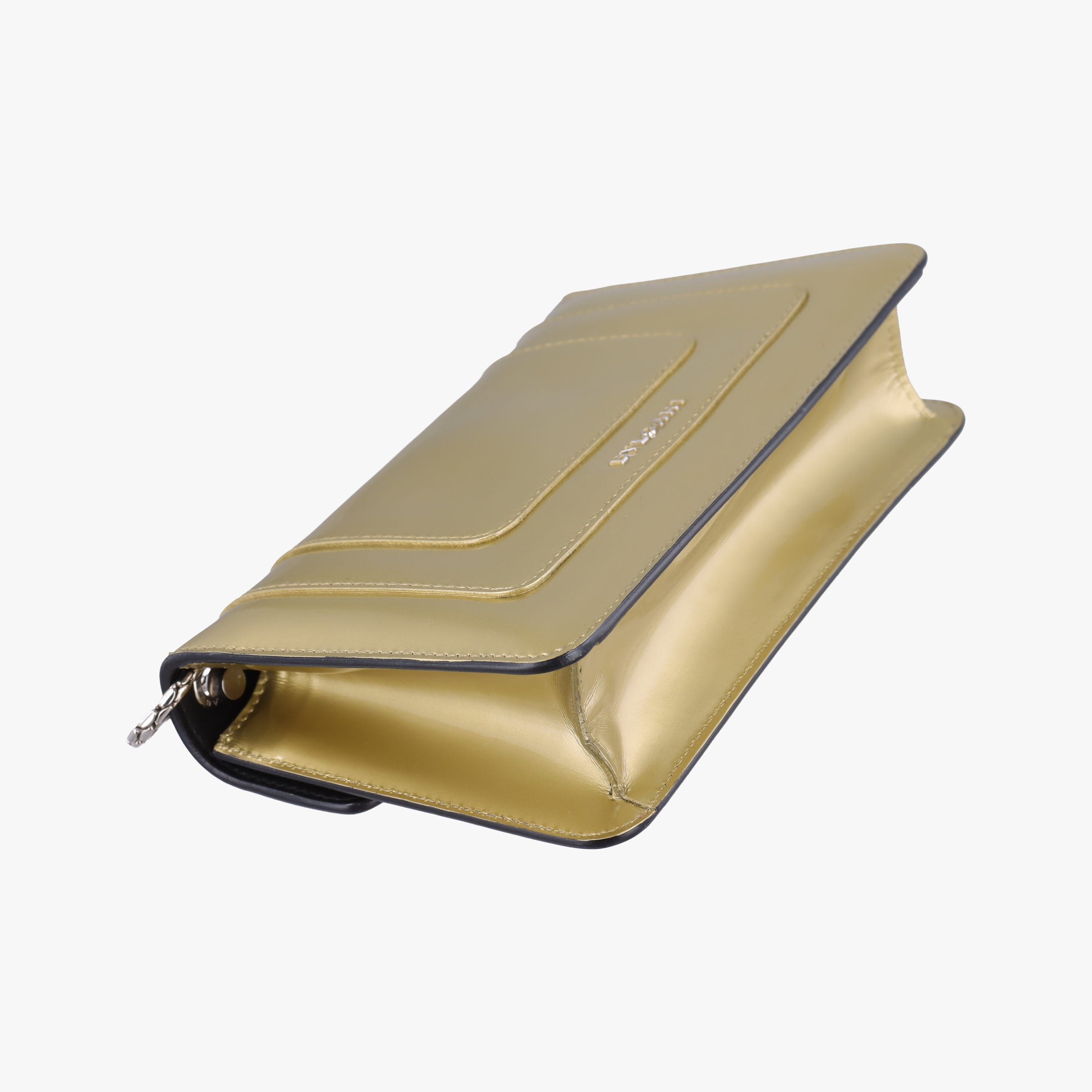 Pre-owned Bvlgari SERPENTI FOREVER Golden Leather  shoulderbag | stylenewstar