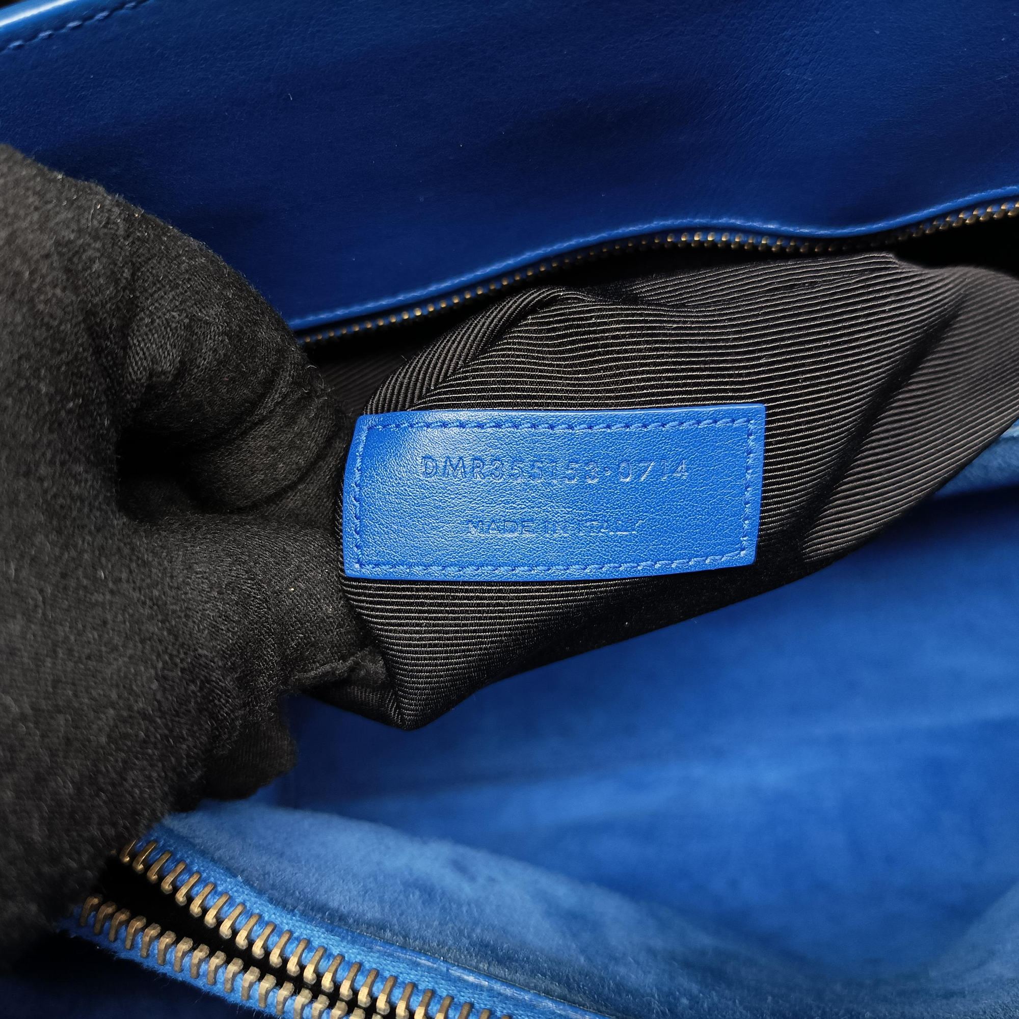 Pre-owned Yves Saint Laurent SAC DE JOUR Blue Leather 355153 shoulderbag | stylenewstar