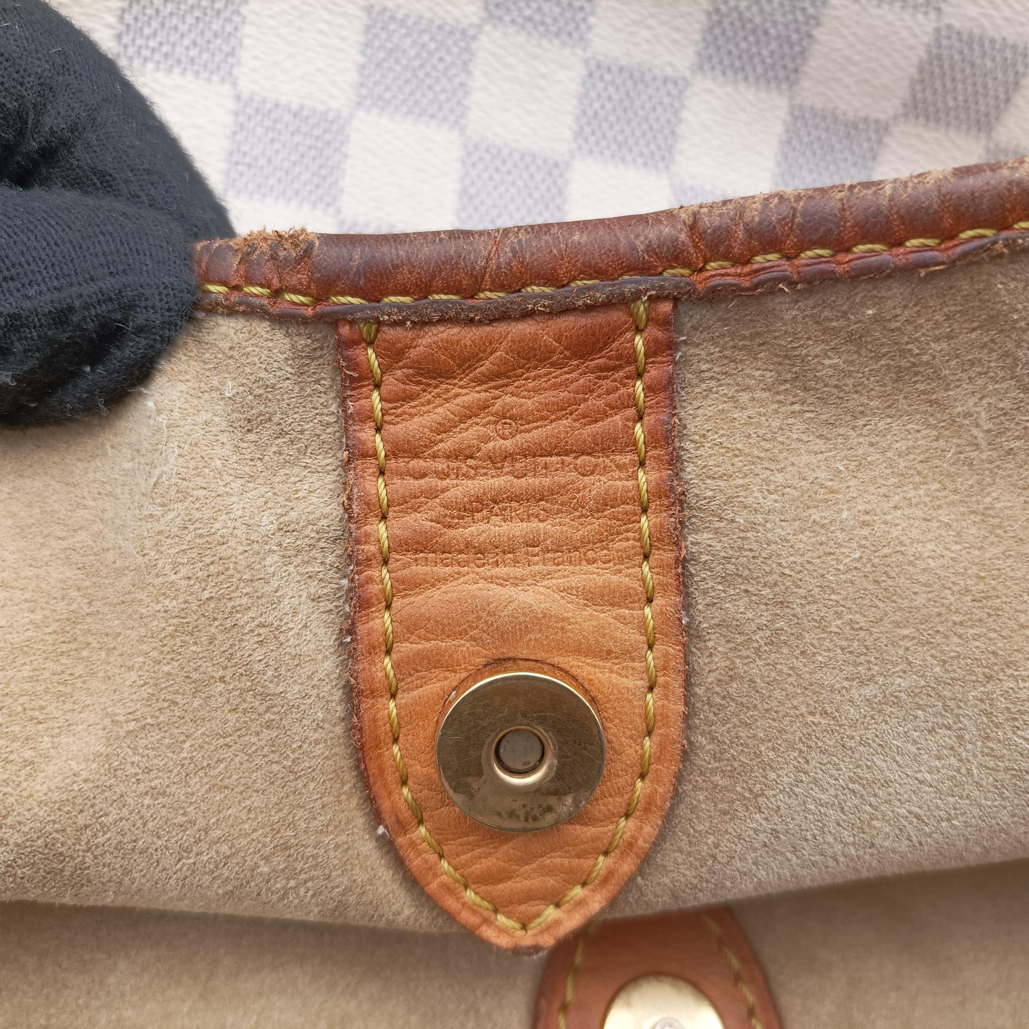 Vintage Louis Vuitton GALLIERA GM AZUR Damier Canvas N55216 shoulderbag | stylenewstar