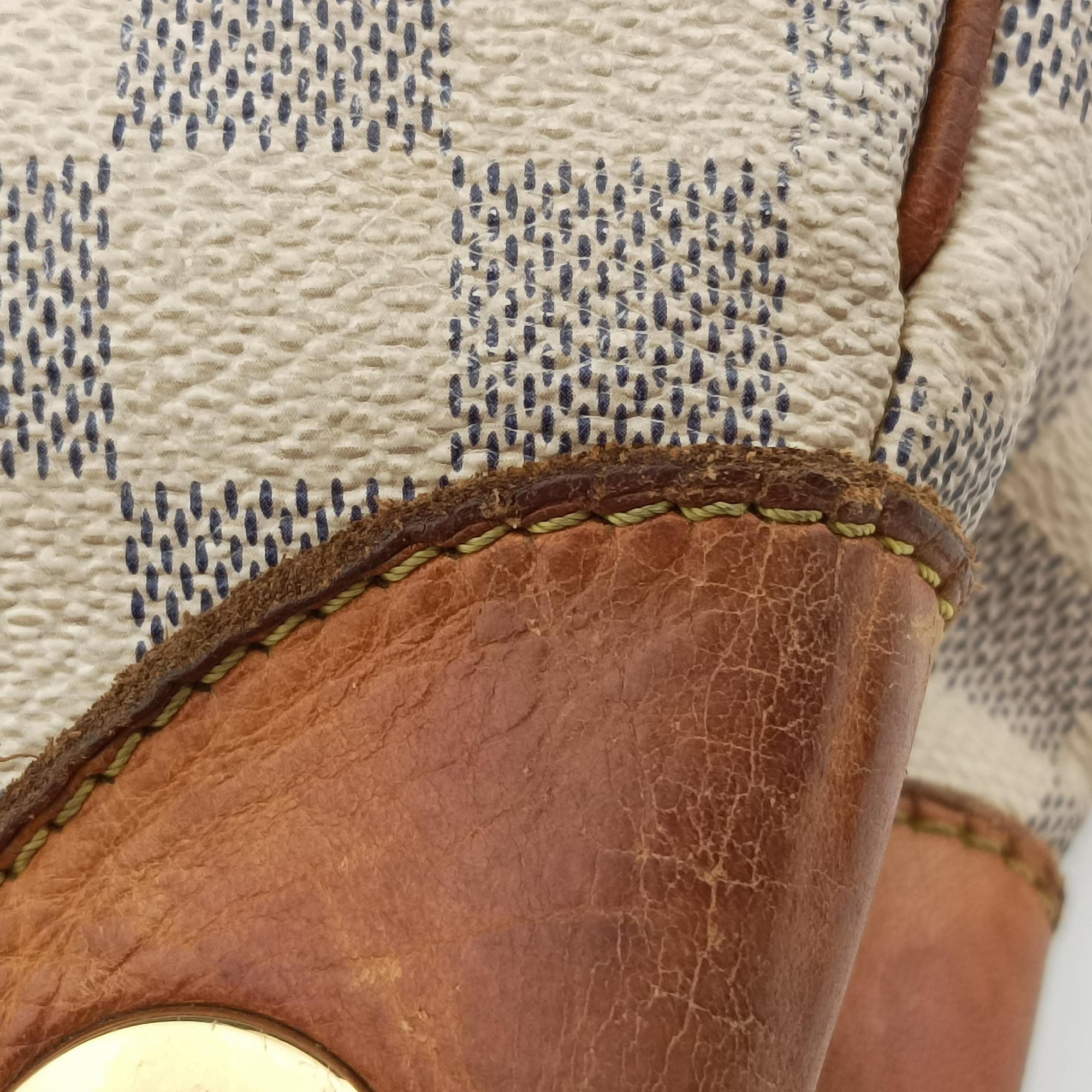 Vintage Louis Vuitton GALLIERA GM AZUR Damier Canvas N55216 shoulderbag | stylenewstar