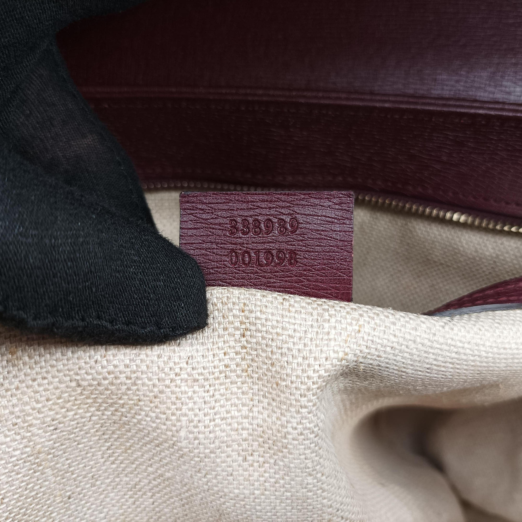 Pre-owned Gucci Bamboo Bullet Burgundy Leather 338989 shoulderbag | stylenewstar