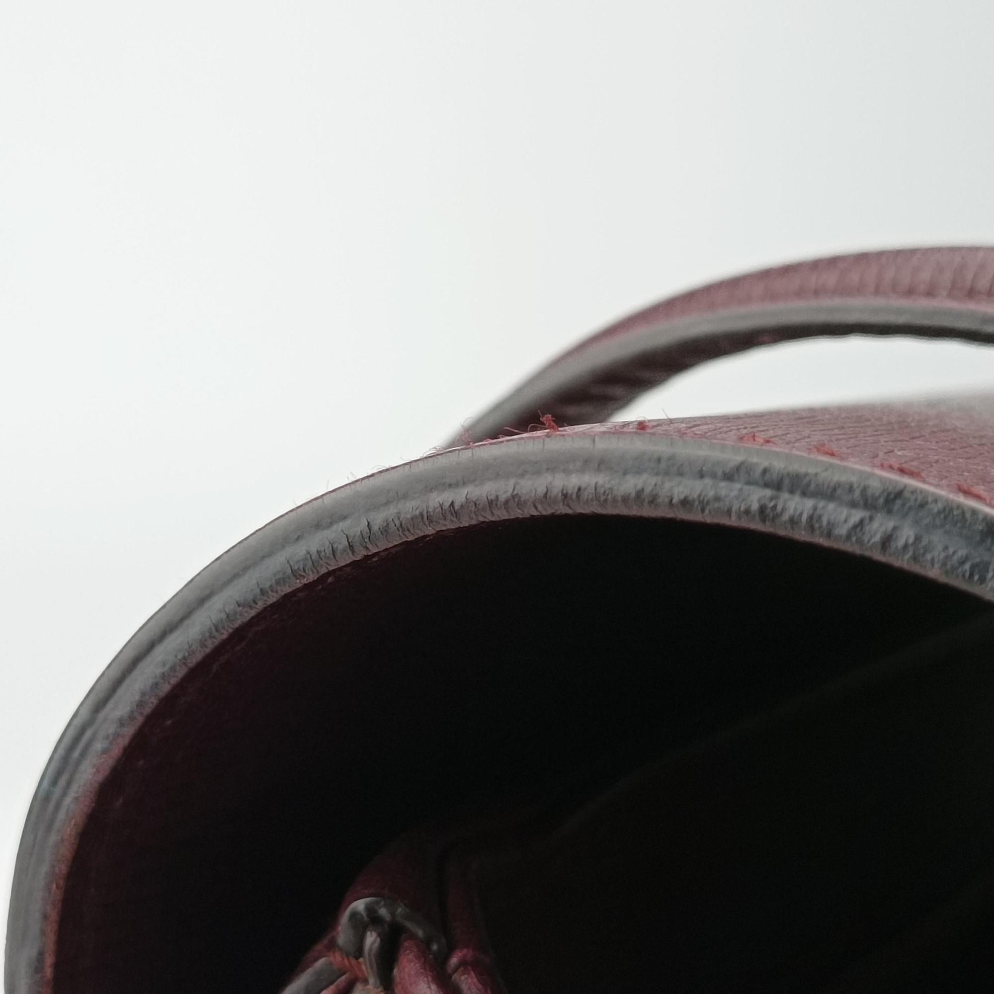 Pre-owned Gucci Bamboo Bullet Burgundy Leather 338989 shoulderbag | stylenewstar