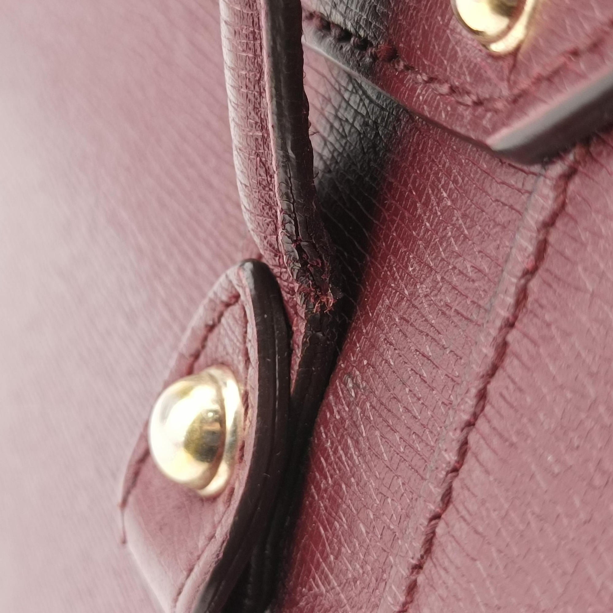 Pre-owned Gucci Bamboo Bullet Burgundy Leather 338989 shoulderbag | stylenewstar
