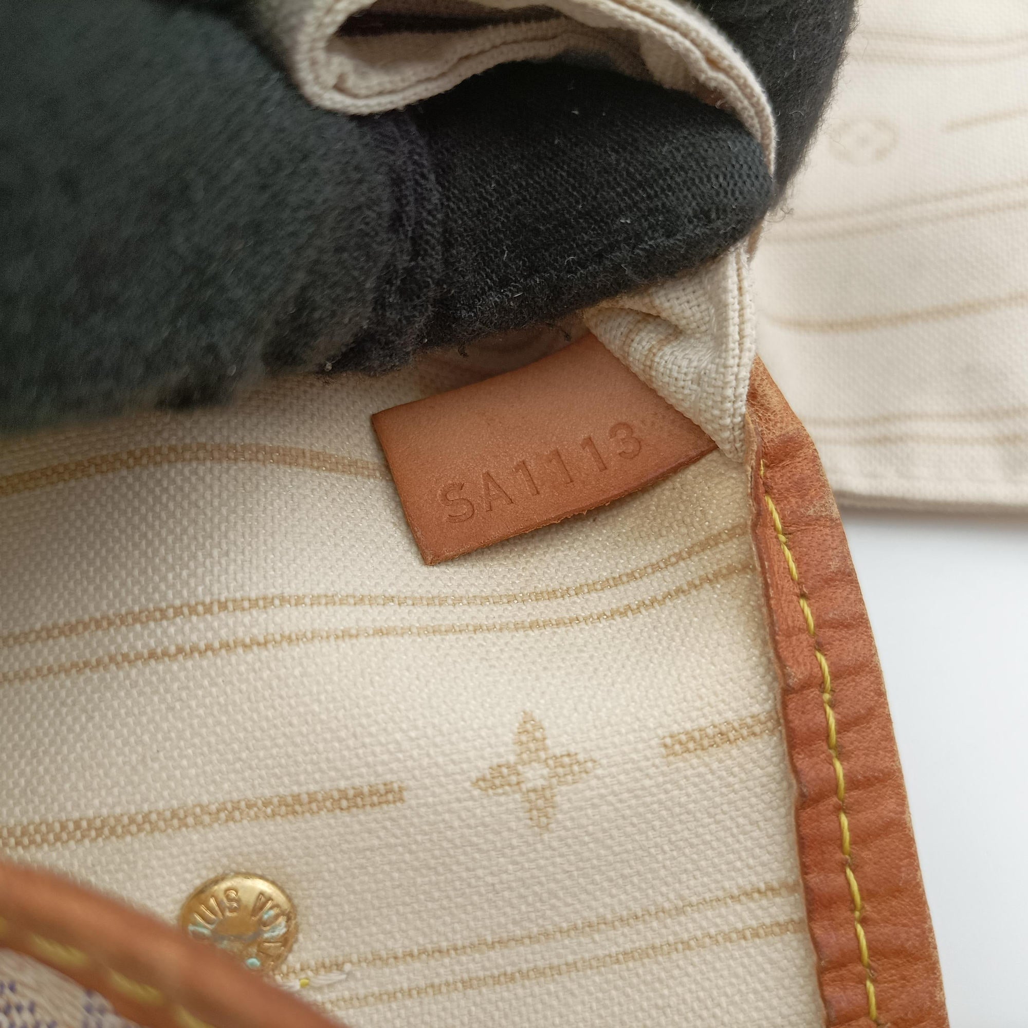 Vintage Louis Vuitton Neverfull MM Azur Damier Canvas N51107 shoulderbag | stylenewstar