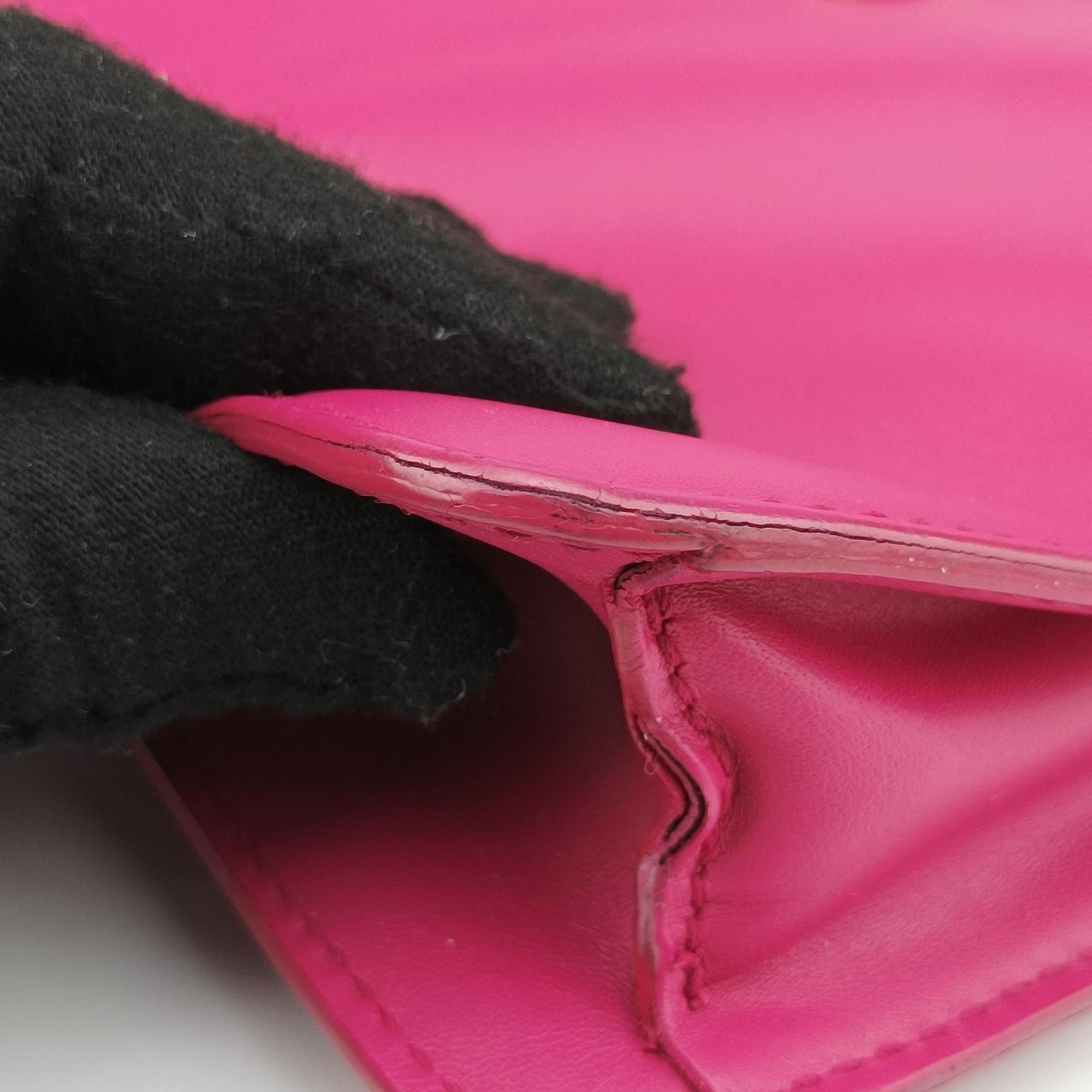 Pre-owned Bvlgari Serpenti Pink Galuchat Skin×Leather  shoulderbag | stylenewstar