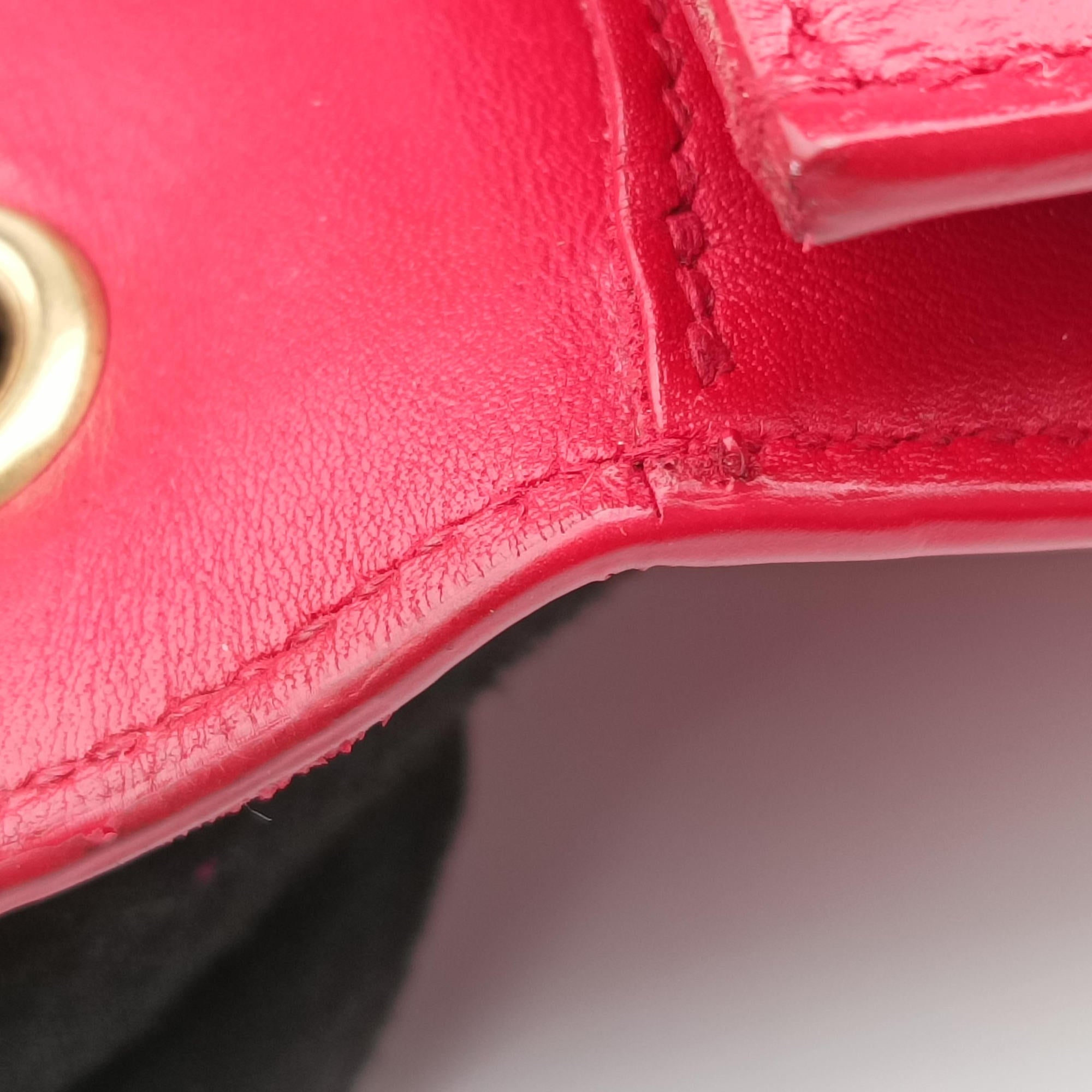 Pre-owned Yves Saint Laurent KATE Red Leather 354120 shoulderbag | stylenewstar