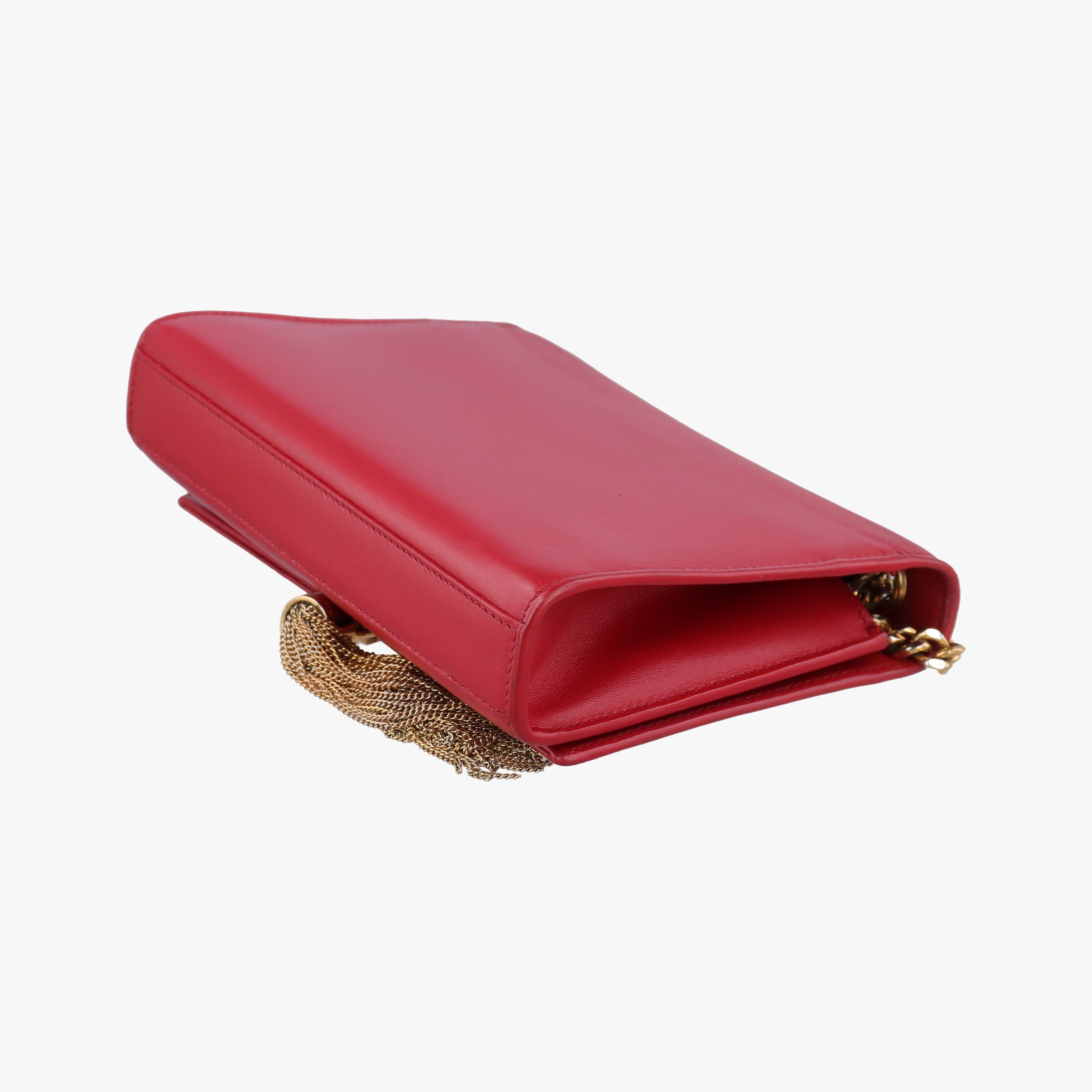 Pre-owned Yves Saint Laurent KATE Red Leather 354120 shoulderbag | stylenewstar