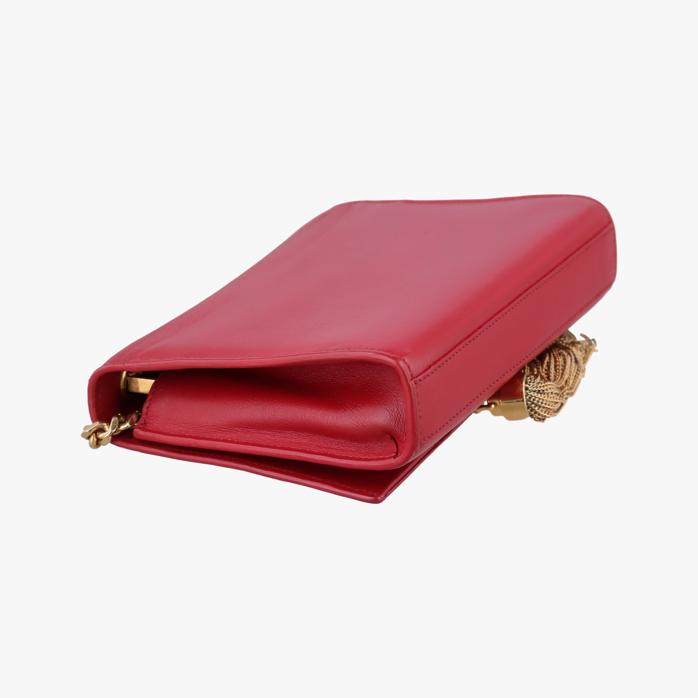 Pre-owned Yves Saint Laurent KATE Red Leather 354120 shoulderbag | stylenewstar