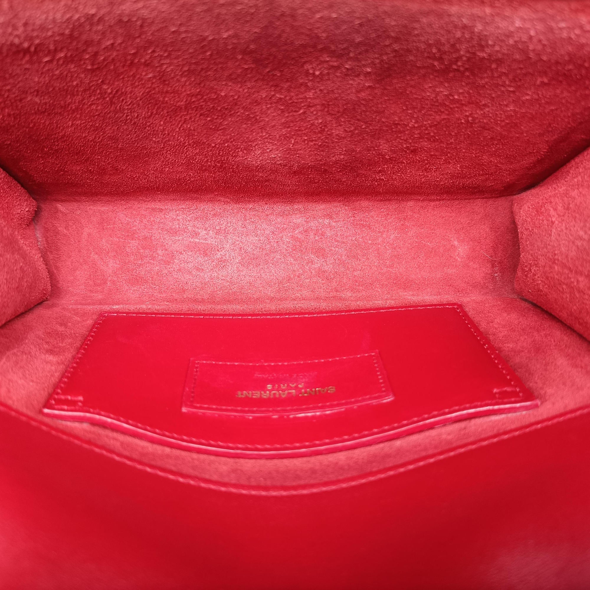 Pre-owned Yves Saint Laurent KATE Red Leather 354120 shoulderbag | stylenewstar