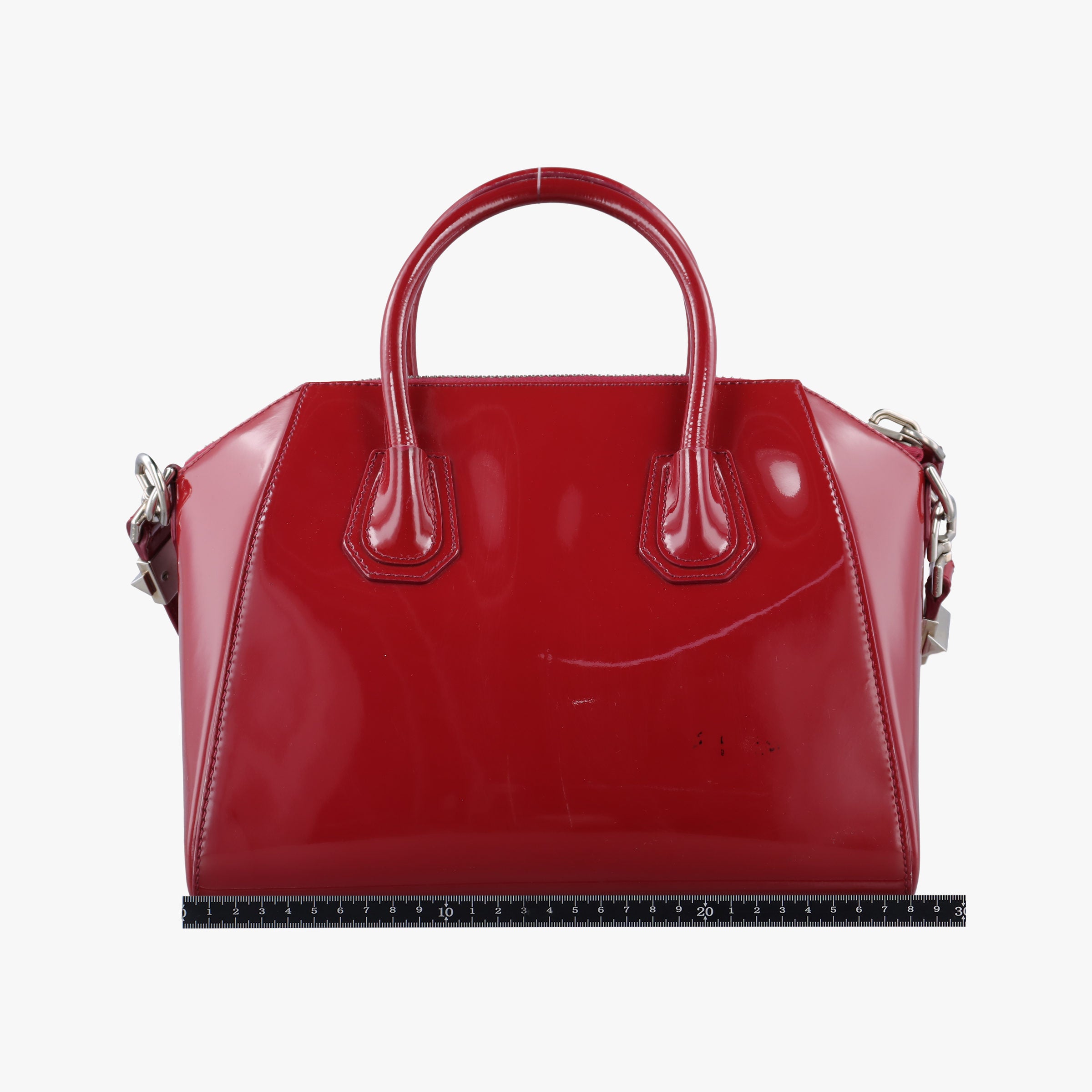 Secondhand Givenchy Antigona Red Patent  shoulderbag | stylenewstar
