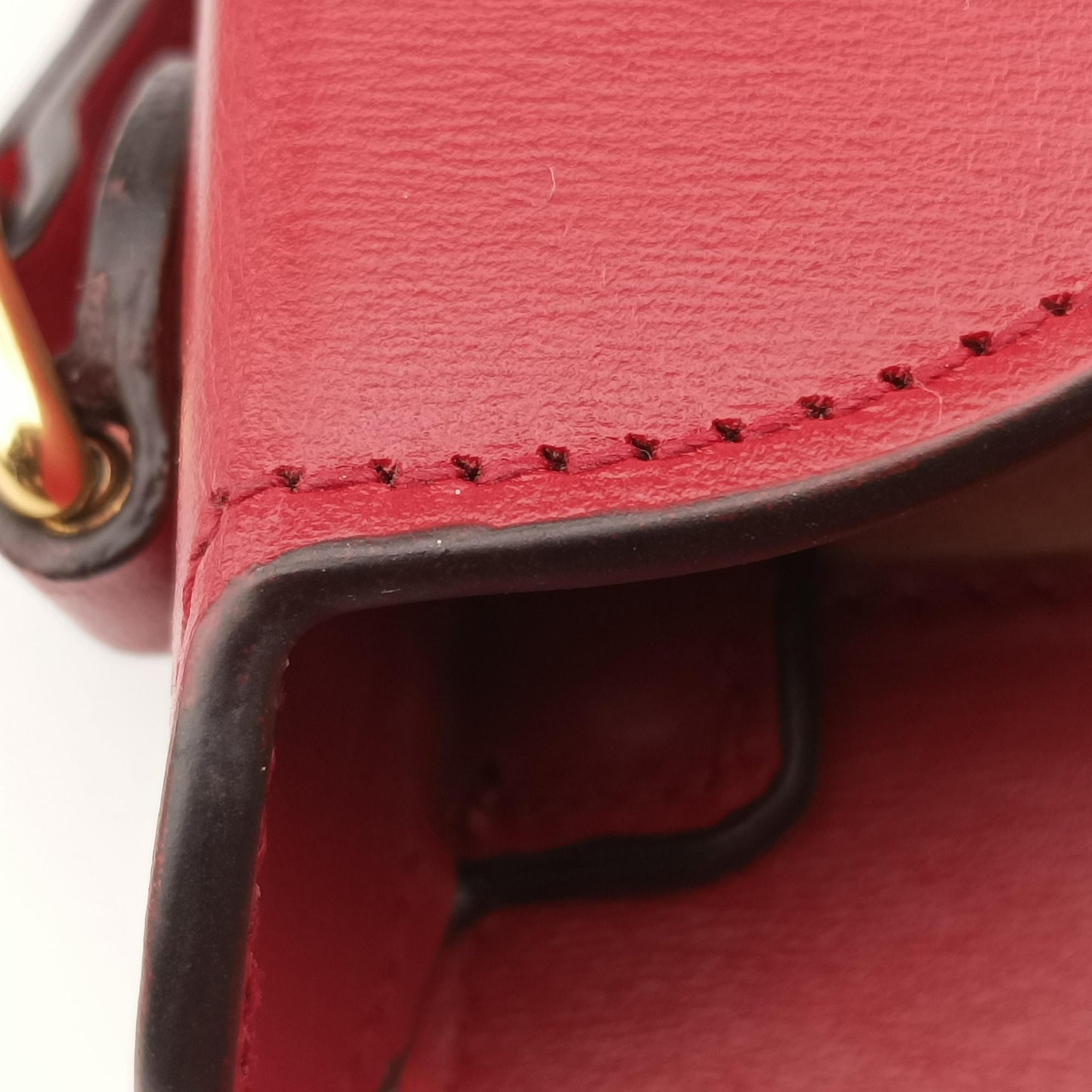 Secondhand Gucci Horsebit 1955 Red Leather 625615 shoulderbag | stylenewstar