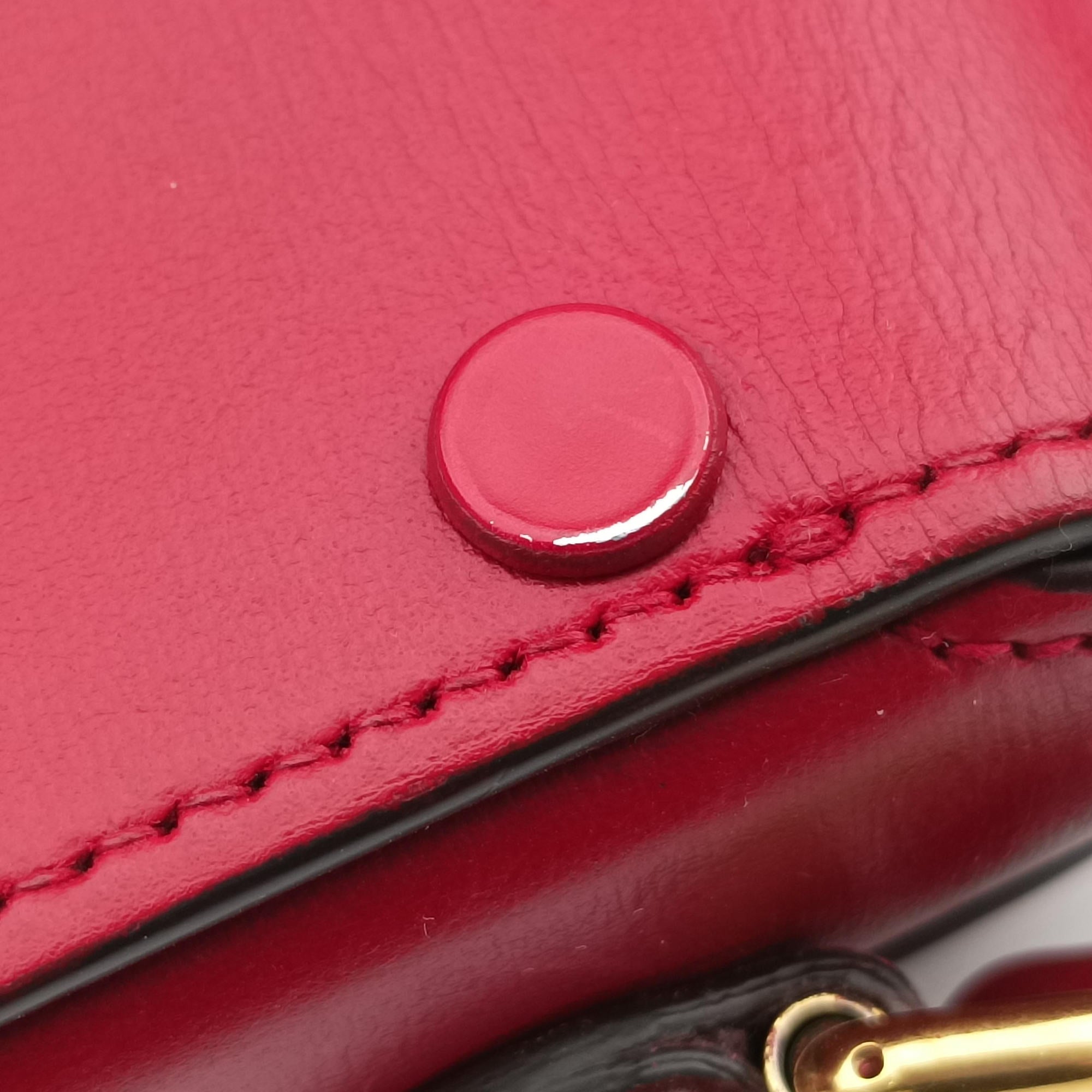 Secondhand Gucci Horsebit 1955 Red Leather 625615 shoulderbag | stylenewstar