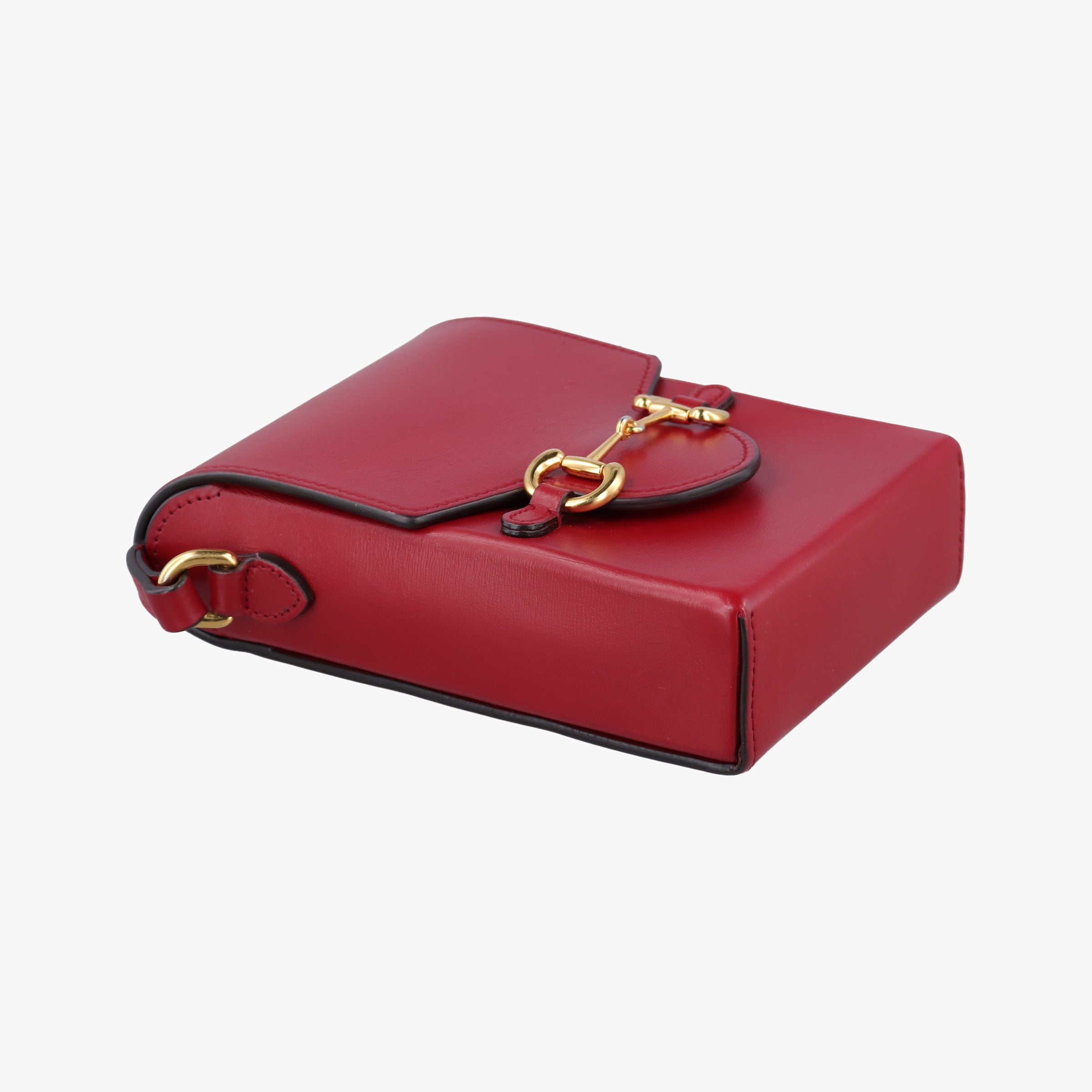 Secondhand Gucci Horsebit 1955 Red Leather 625615 shoulderbag | stylenewstar