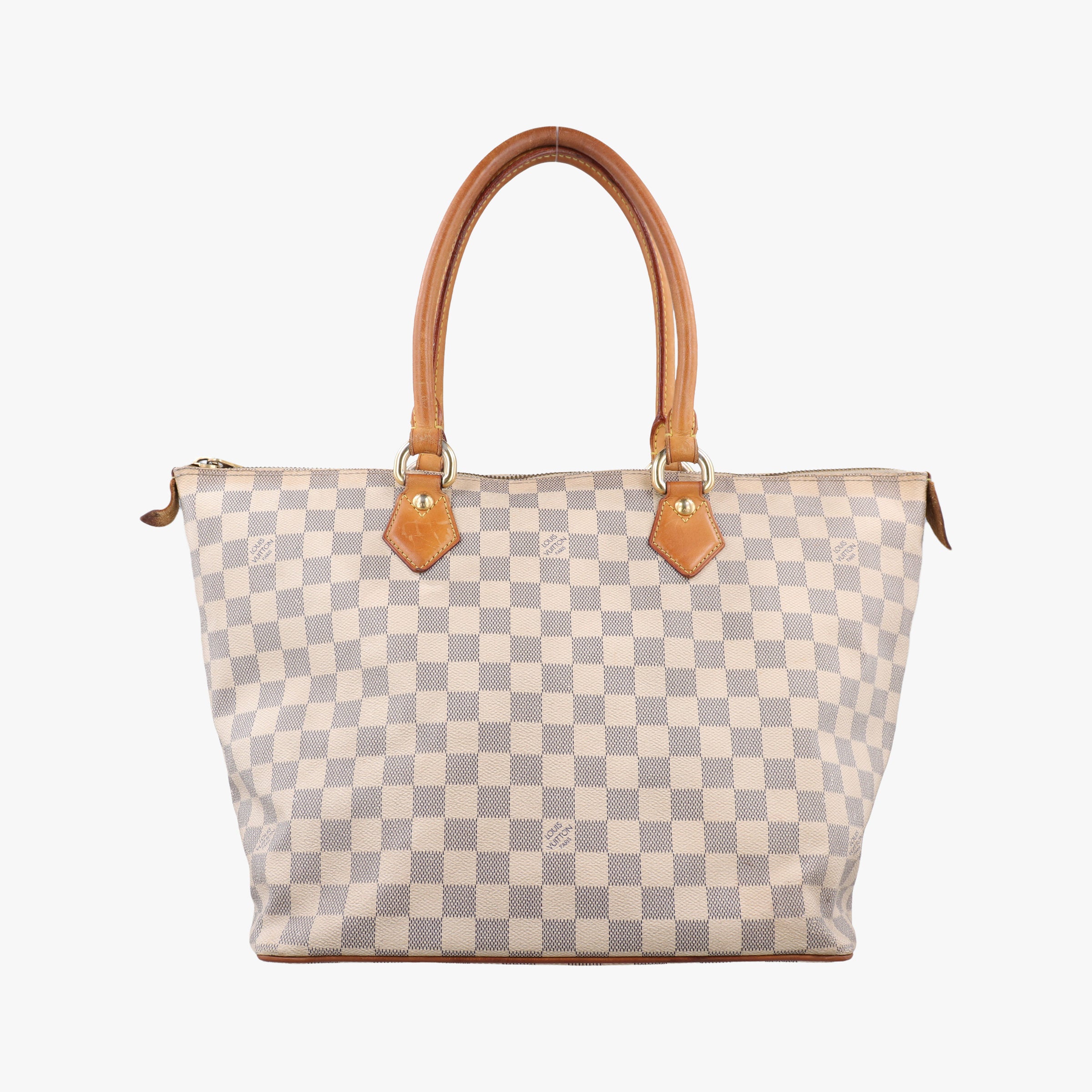 Pre-owned Louis Vuitton SALEYA MM AZUR Damier Canvas N51185 shoulderbag | stylenewstar