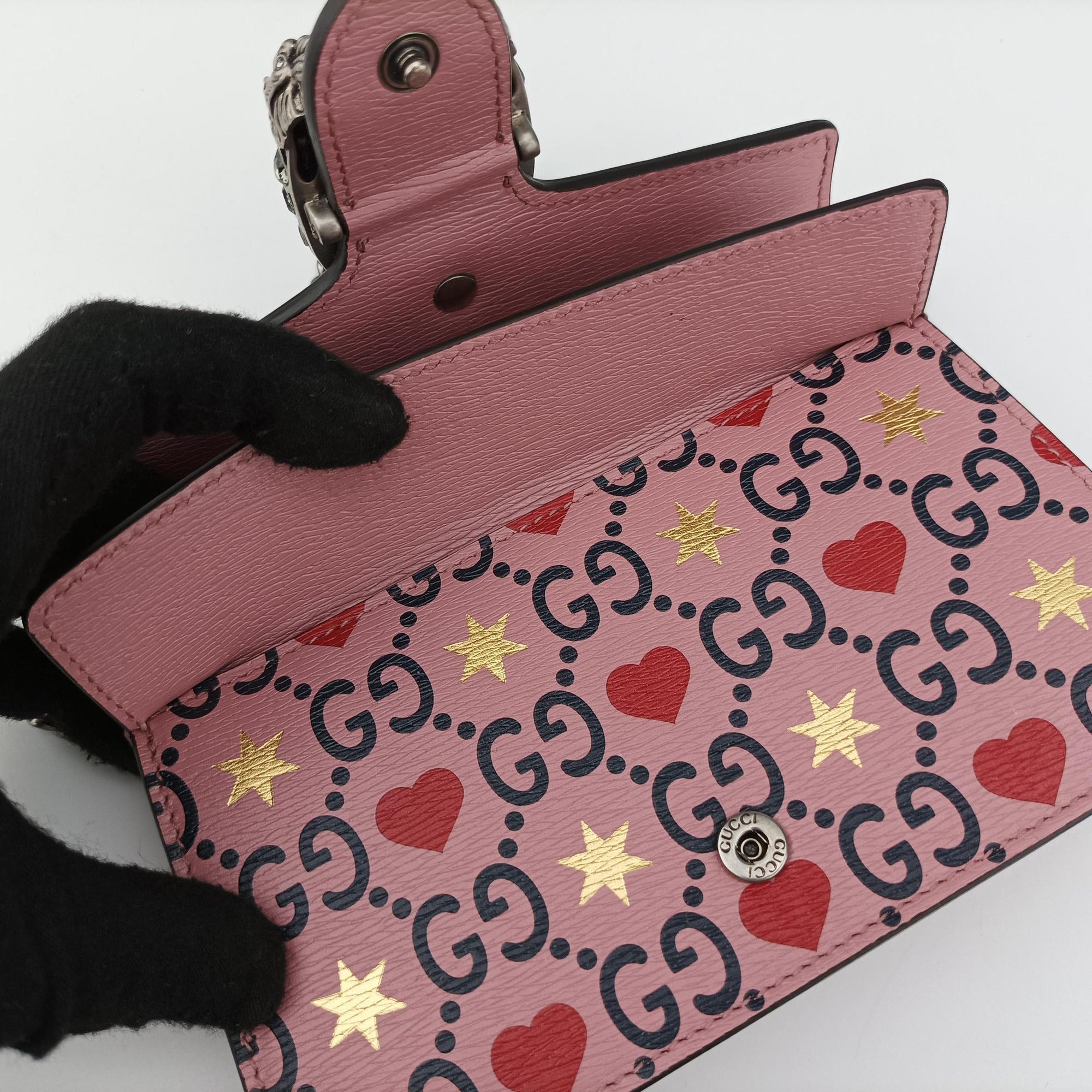 Pre-owned Gucci Dionysus Pink×multi Leather 476432 shoulderbag | stylenewstar