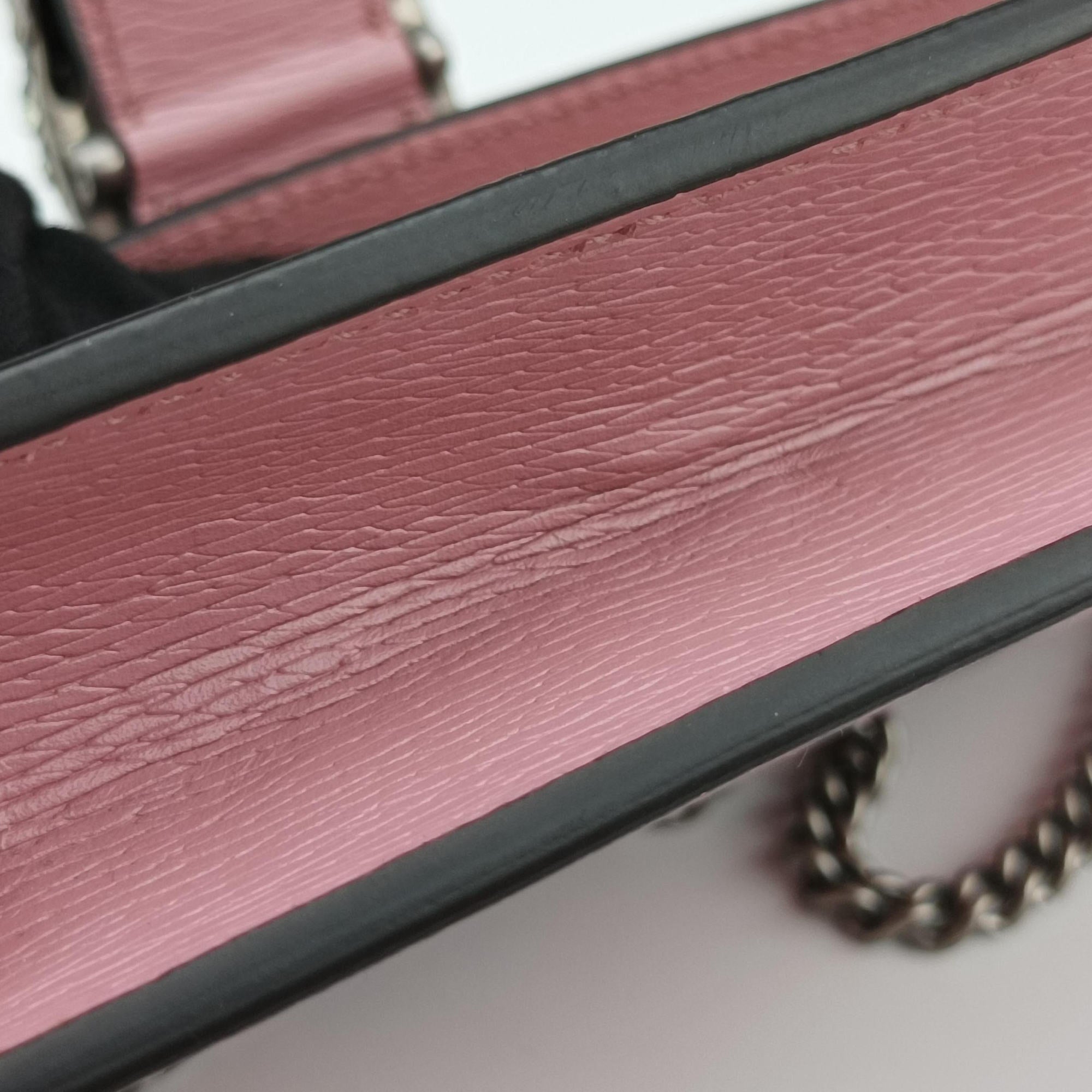 Pre-owned Gucci Dionysus Pink×multi Leather 476432 shoulderbag | stylenewstar