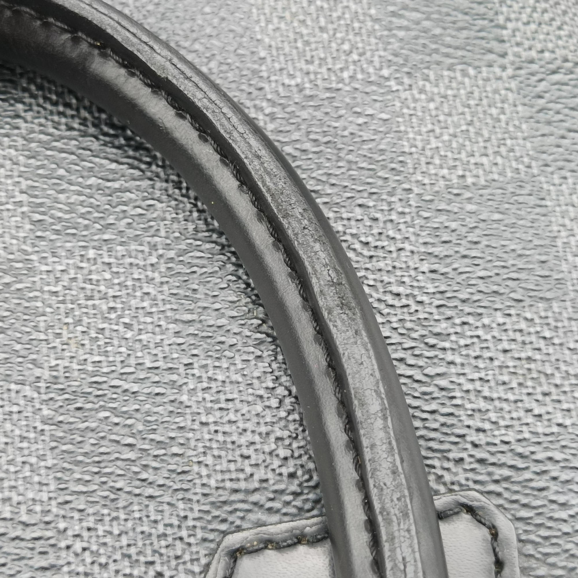 Pre-owned Louis Vuitton Porte Documents Jour Noir Damier Graphite N48224 handbag | stylenewstar