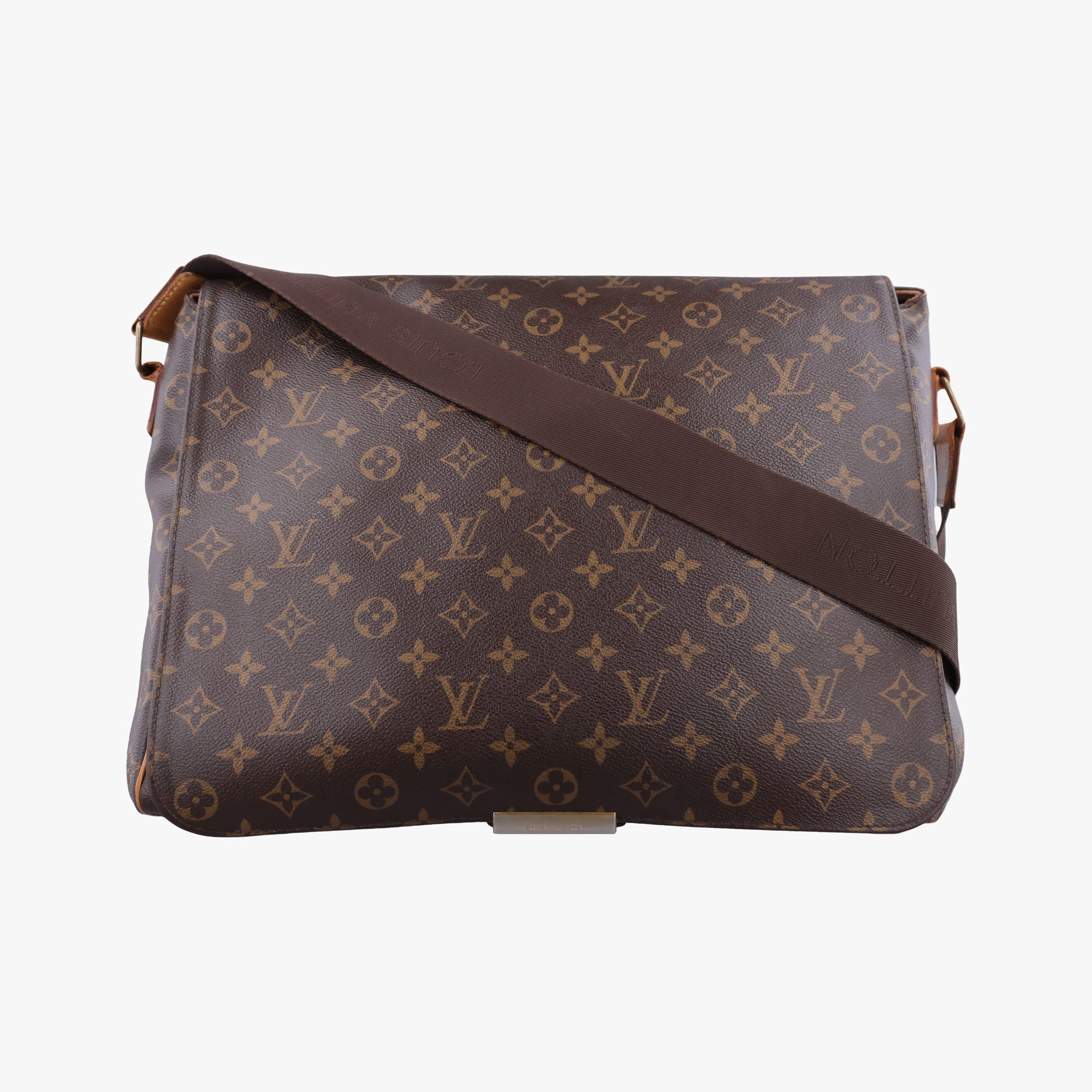 Pre-owned Louis Vuitton Abbesses Messenger MM brown Monogram canvas M97038 shoulderbag | stylenewstar