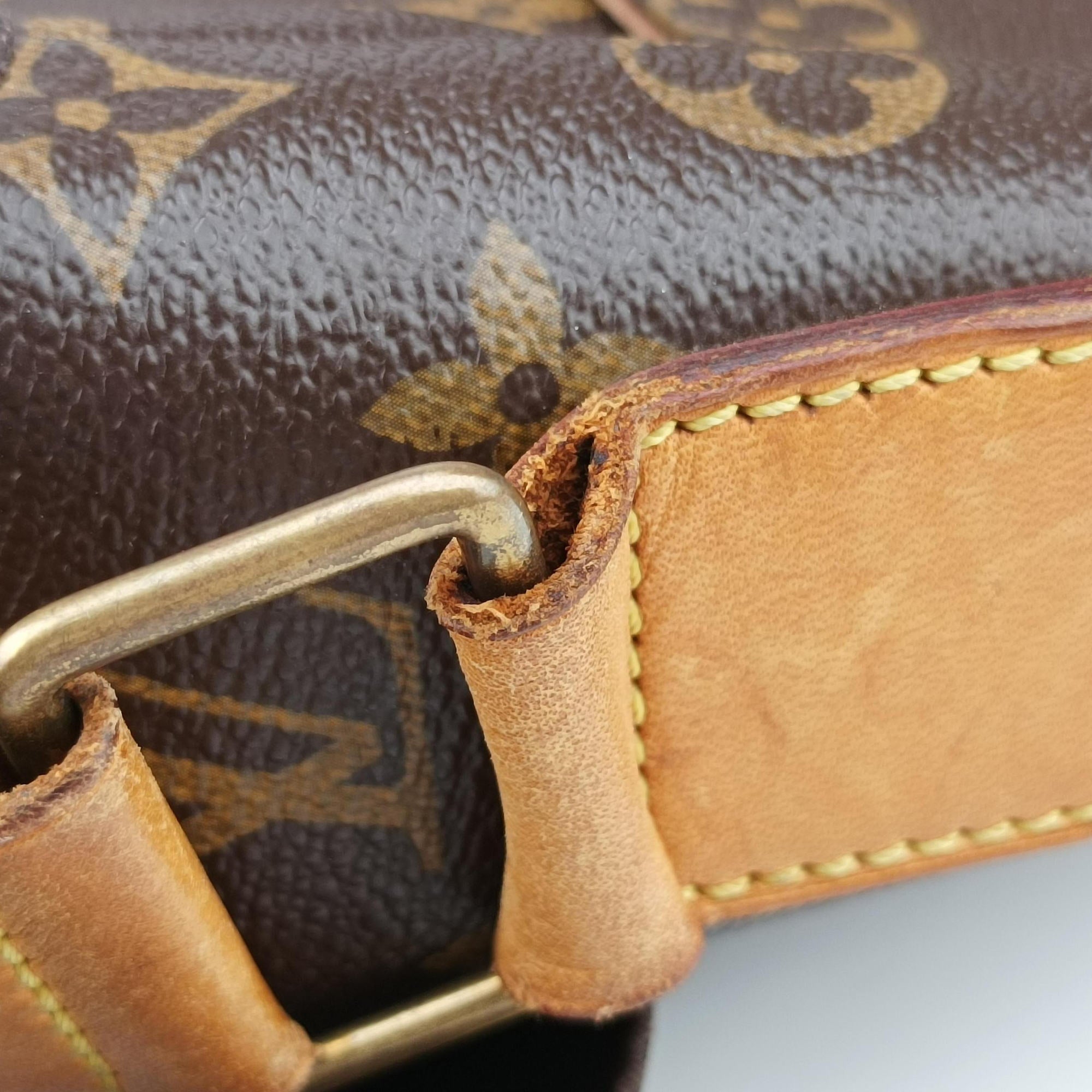 Pre-owned Louis Vuitton Abbesses Messenger MM brown Monogram canvas M97038 shoulderbag | stylenewstar