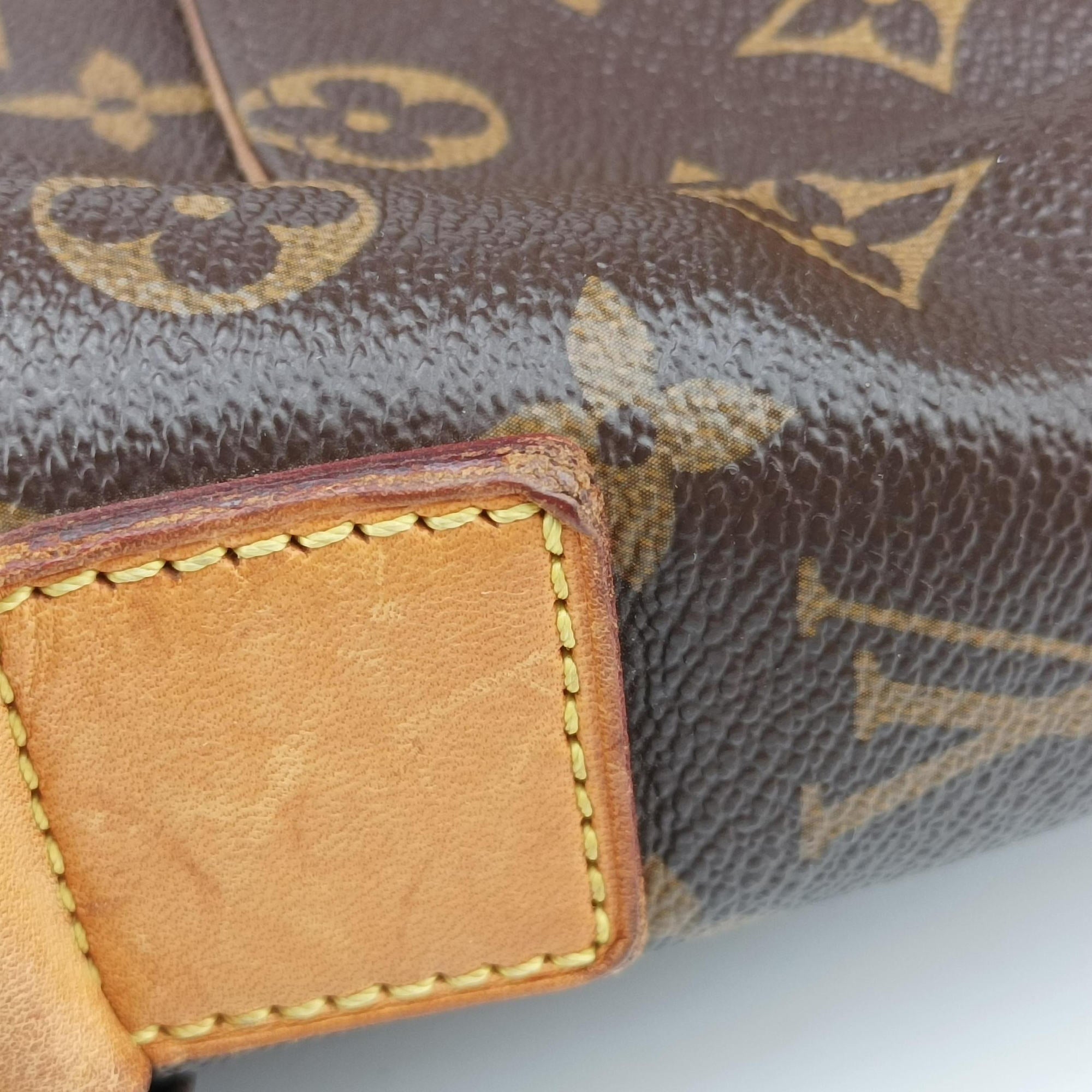 Pre-owned Louis Vuitton Abbesses Messenger MM brown Monogram canvas M97038 shoulderbag | stylenewstar