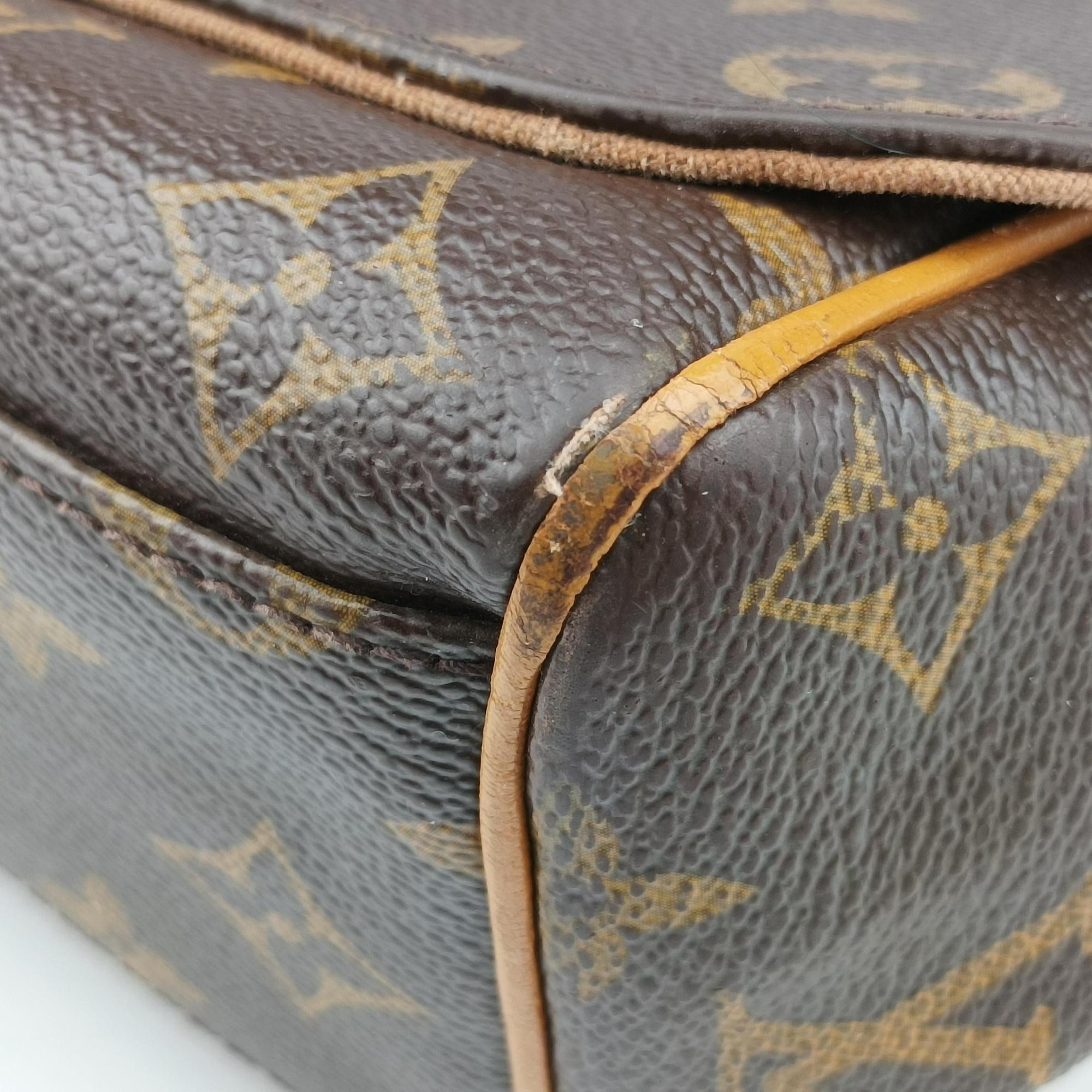 Pre-owned Louis Vuitton Abbesses Messenger MM brown Monogram canvas M97038 shoulderbag | stylenewstar