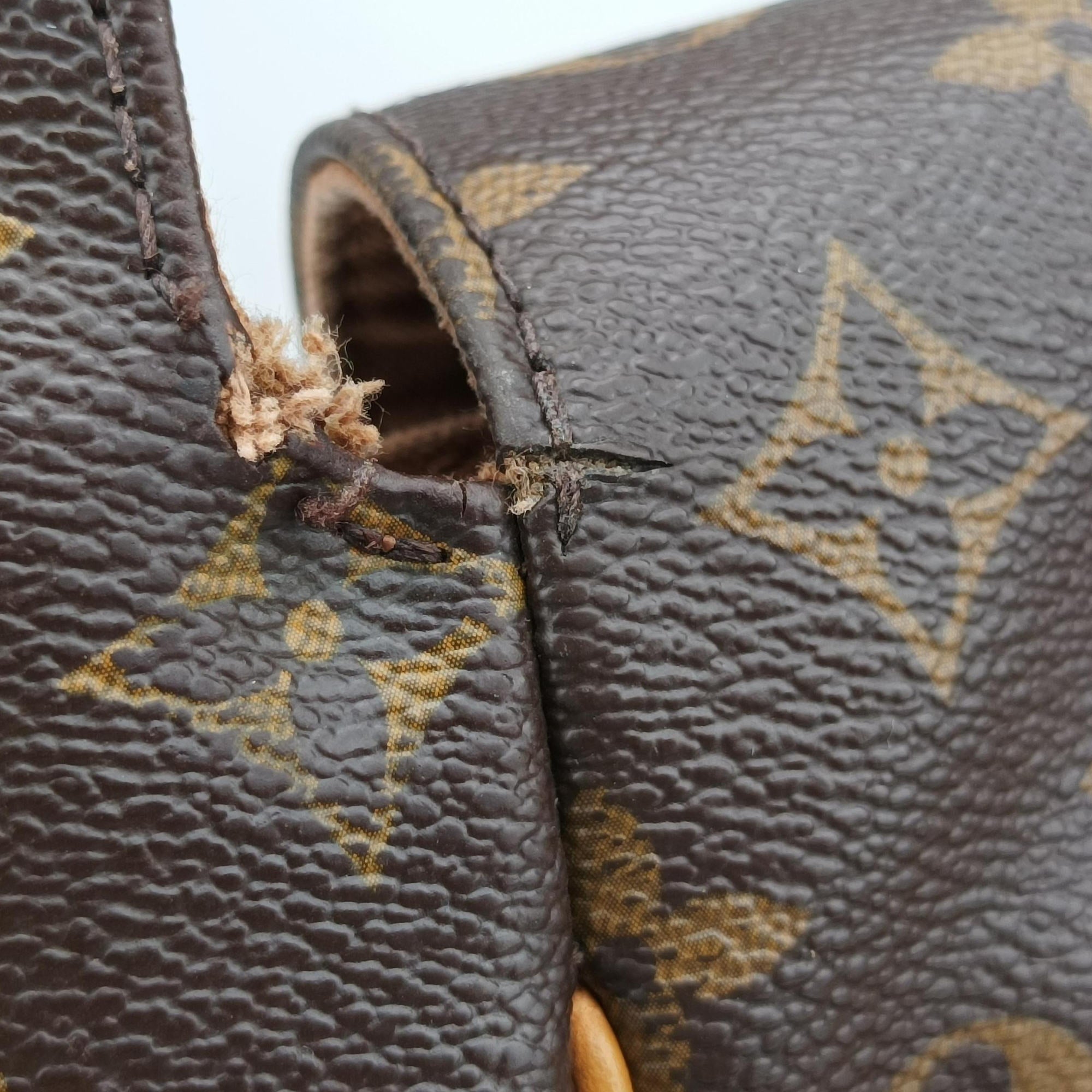 Pre-owned Louis Vuitton Abbesses Messenger MM brown Monogram canvas M97038 shoulderbag | stylenewstar
