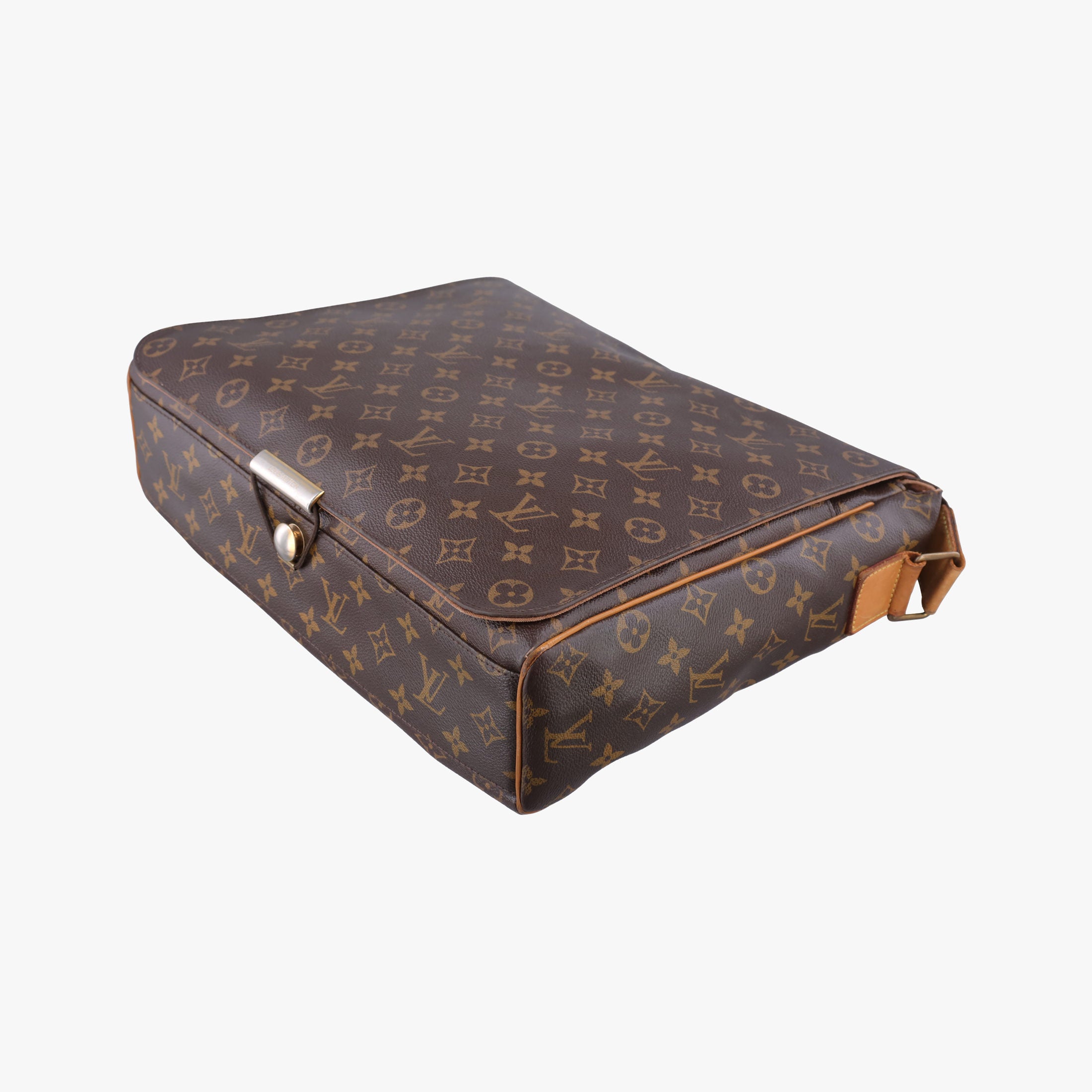 Pre-owned Louis Vuitton Abbesses Messenger MM brown Monogram canvas M97038 shoulderbag | stylenewstar