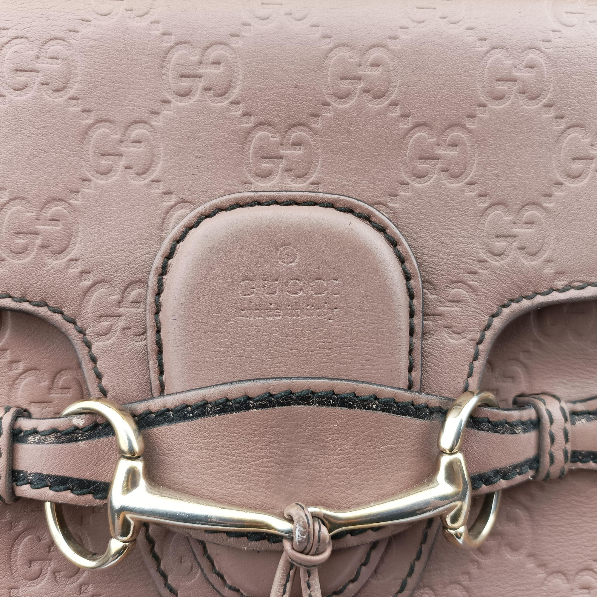 Secondhand Gucci Emily Pink Leather 295403 shoulderbag | stylenewstar