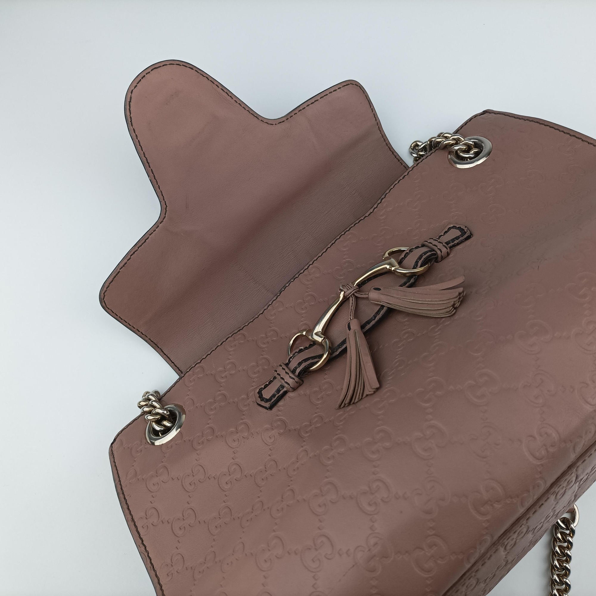 Secondhand Gucci Emily Pink Leather 295403 shoulderbag | stylenewstar