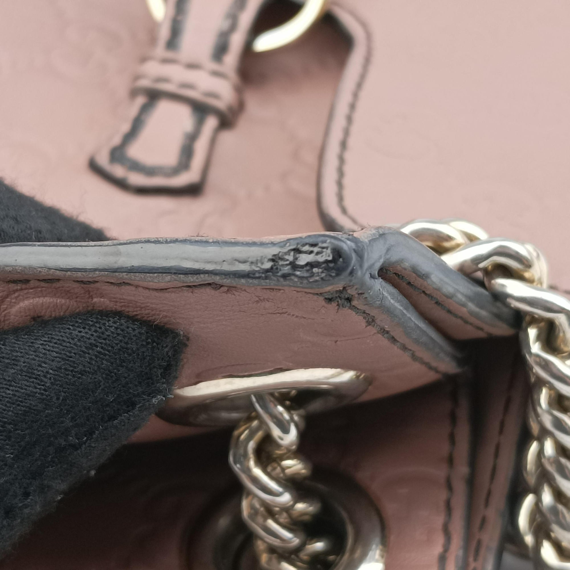 Secondhand Gucci Emily Pink Leather 295403 shoulderbag | stylenewstar