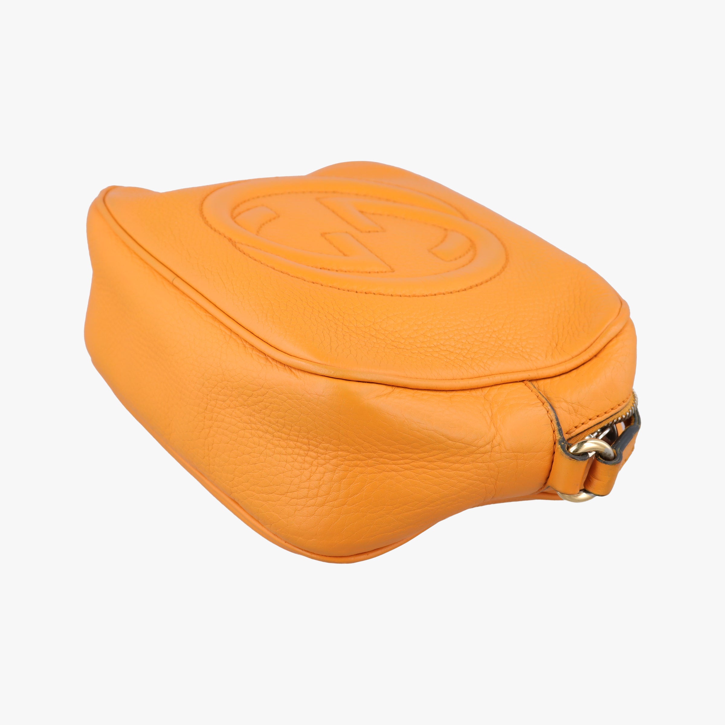 Pre-owned Gucci Soho Orange Leather 308364 shoulderbag | stylenewstar