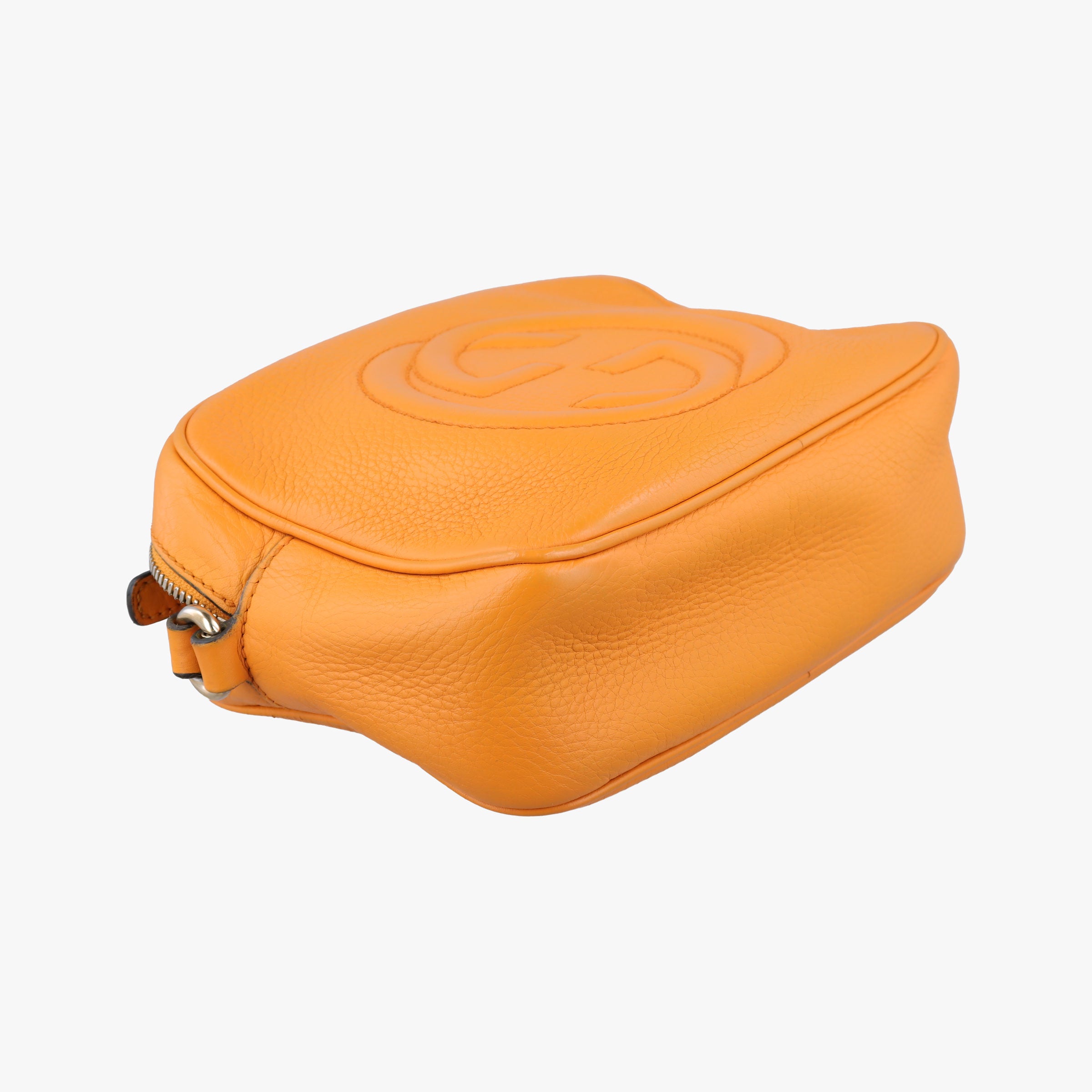 Pre-owned Gucci Soho Orange Leather 308364 shoulderbag | stylenewstar