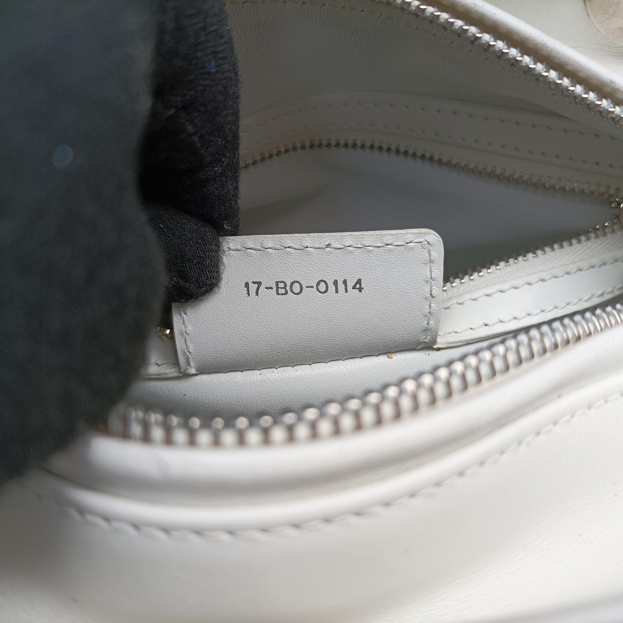 Secondhand Christian Dior Lady Dior White×Multicolour Leather  shoulderbag | stylenewstar