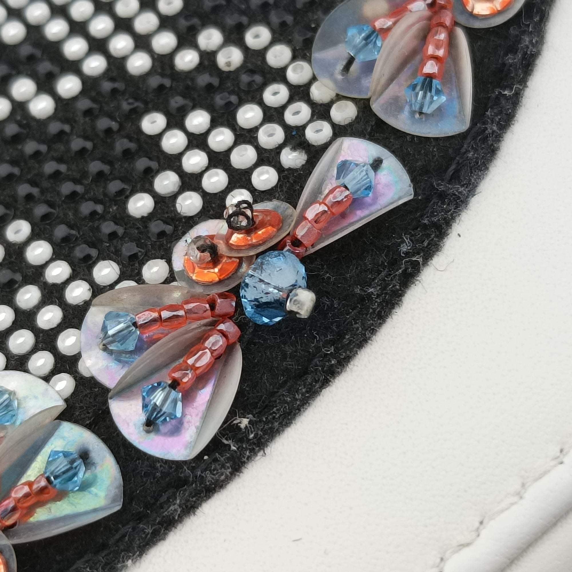 Secondhand Christian Dior Lady Dior White×Multicolour Leather  shoulderbag | stylenewstar